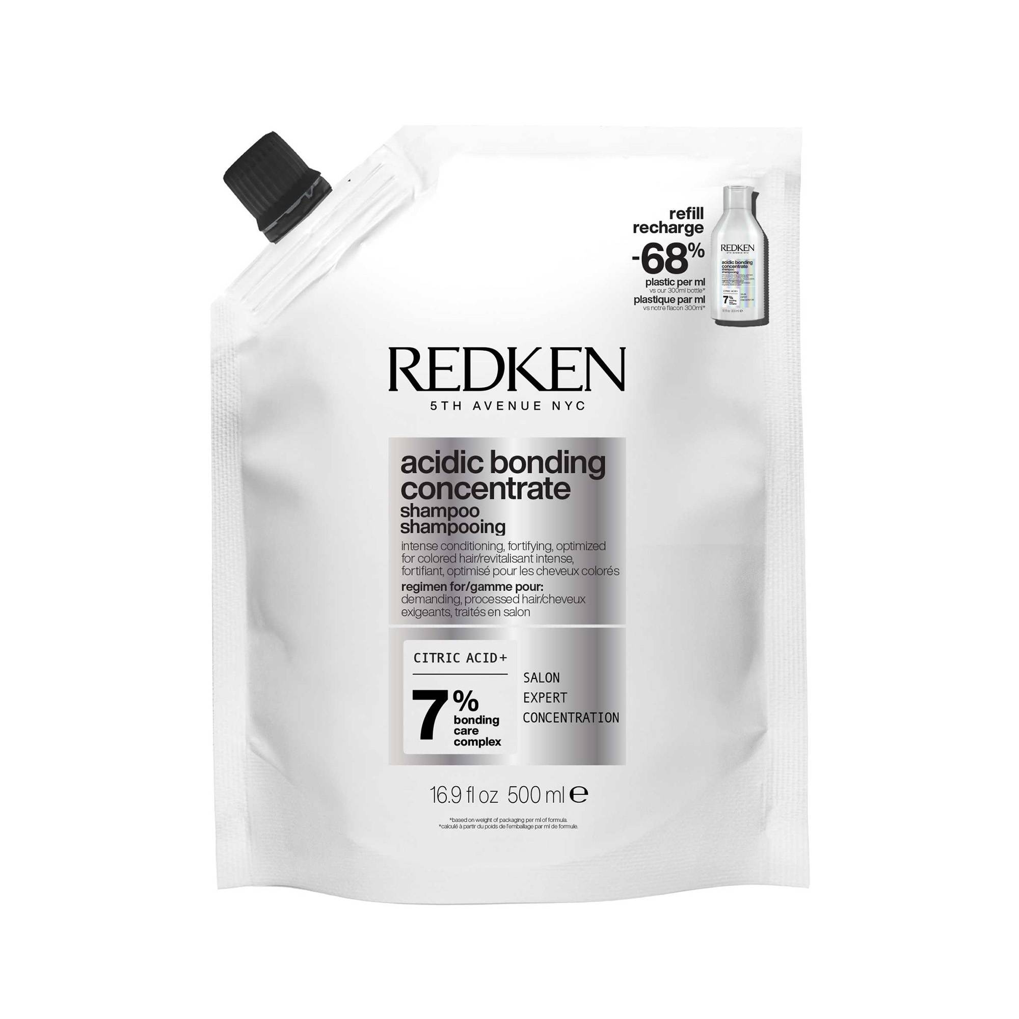 Eco-Recharge Shampoing Acidic Bonding Concentrate – Réparation & protection de la marque Redken Contenance 500ml - 1