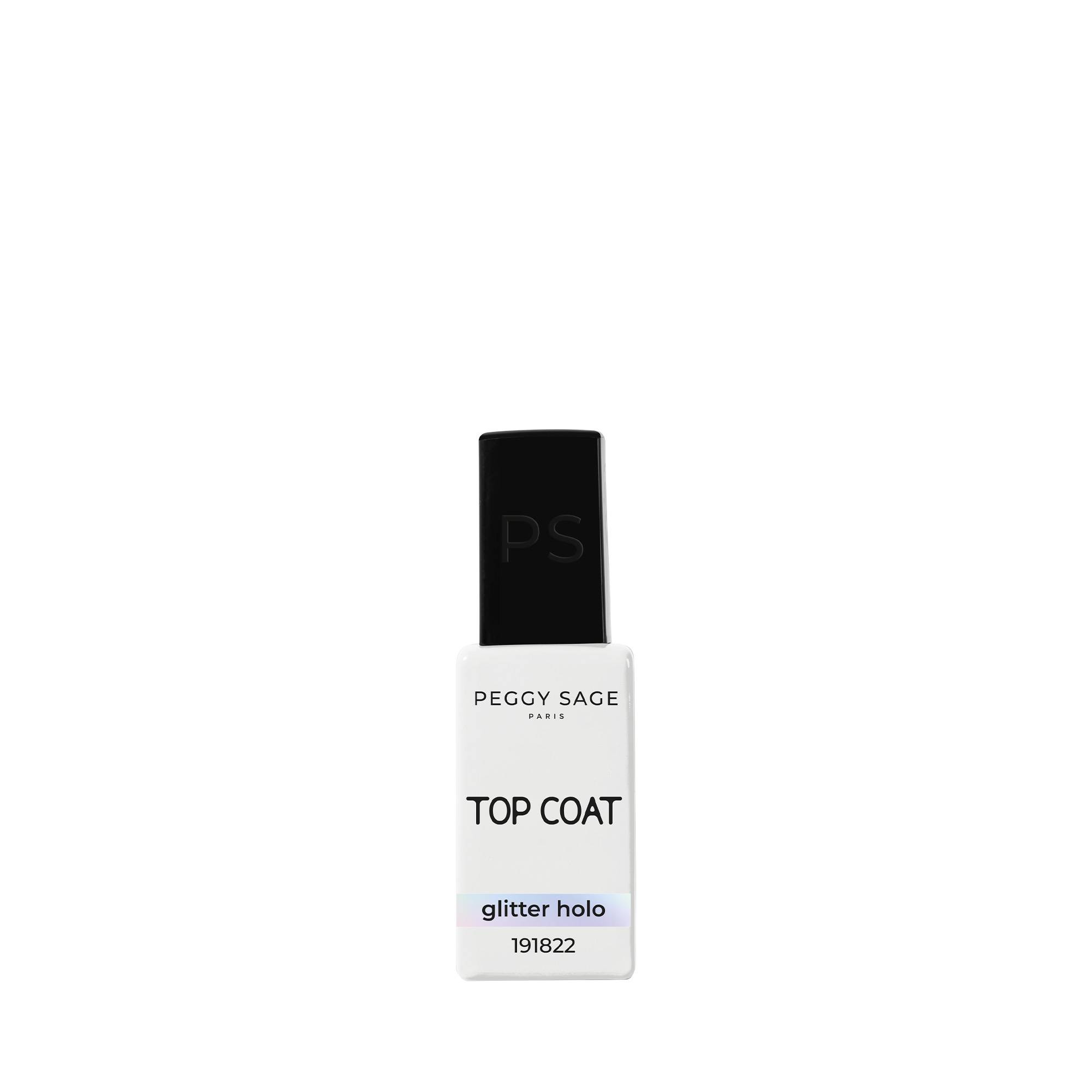 Top coat Glitter Holo – éclat holographique et protection de la marque Peggy Sage Contenance 11ml - 1