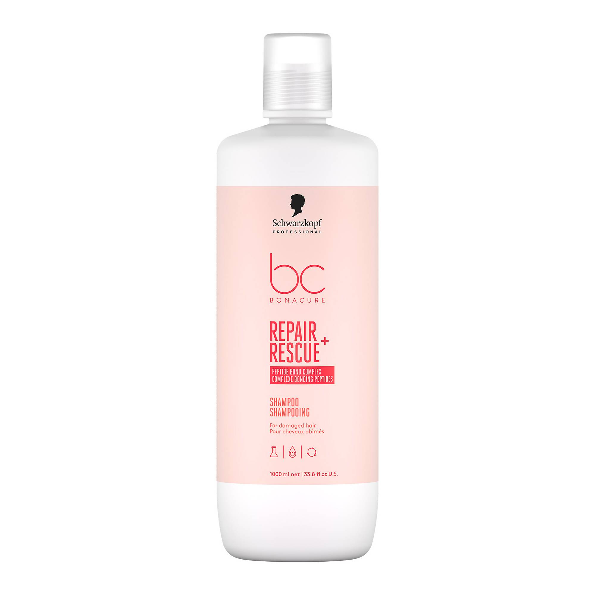 Shampoing BC Bonacure Repair Rescue – réparation, brillance, résistance de la marque Schwarzkopf Professional Contenance 1000ml - 1