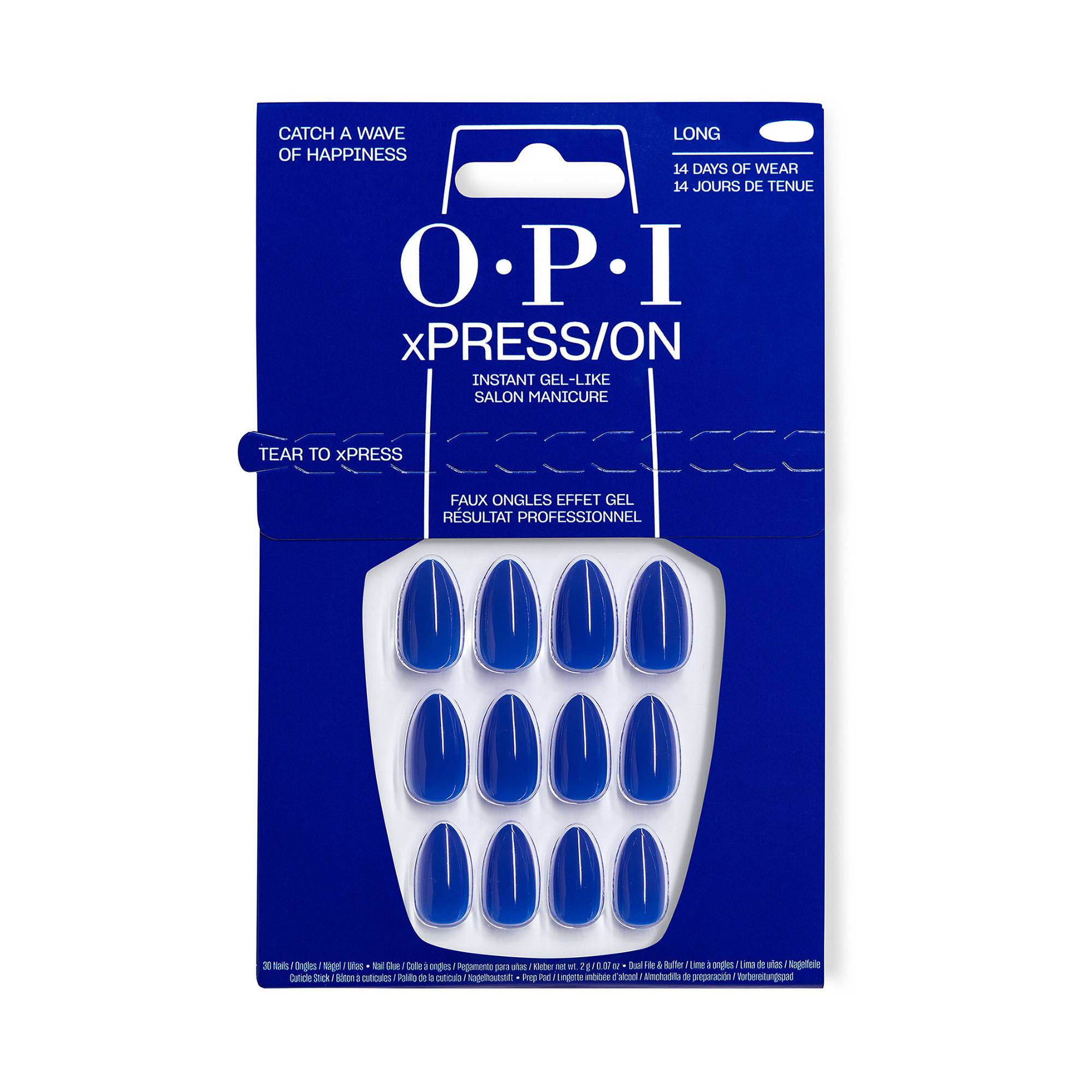 Xpress/On Catch a Wave of Happiness – faux-ongles effet gel de la marque OPI - 1