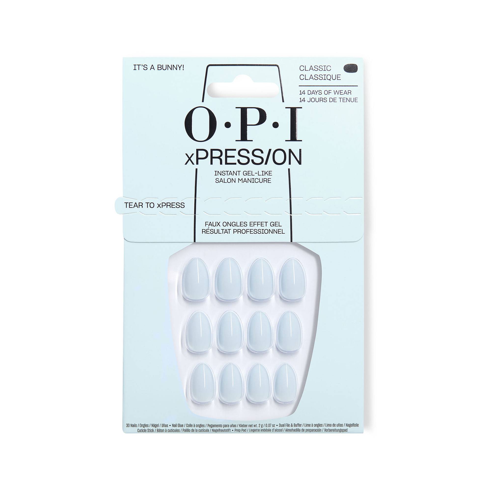 Xpress/On It's a Bunny! – faux-ongles effet gel de la marque OPI - 1