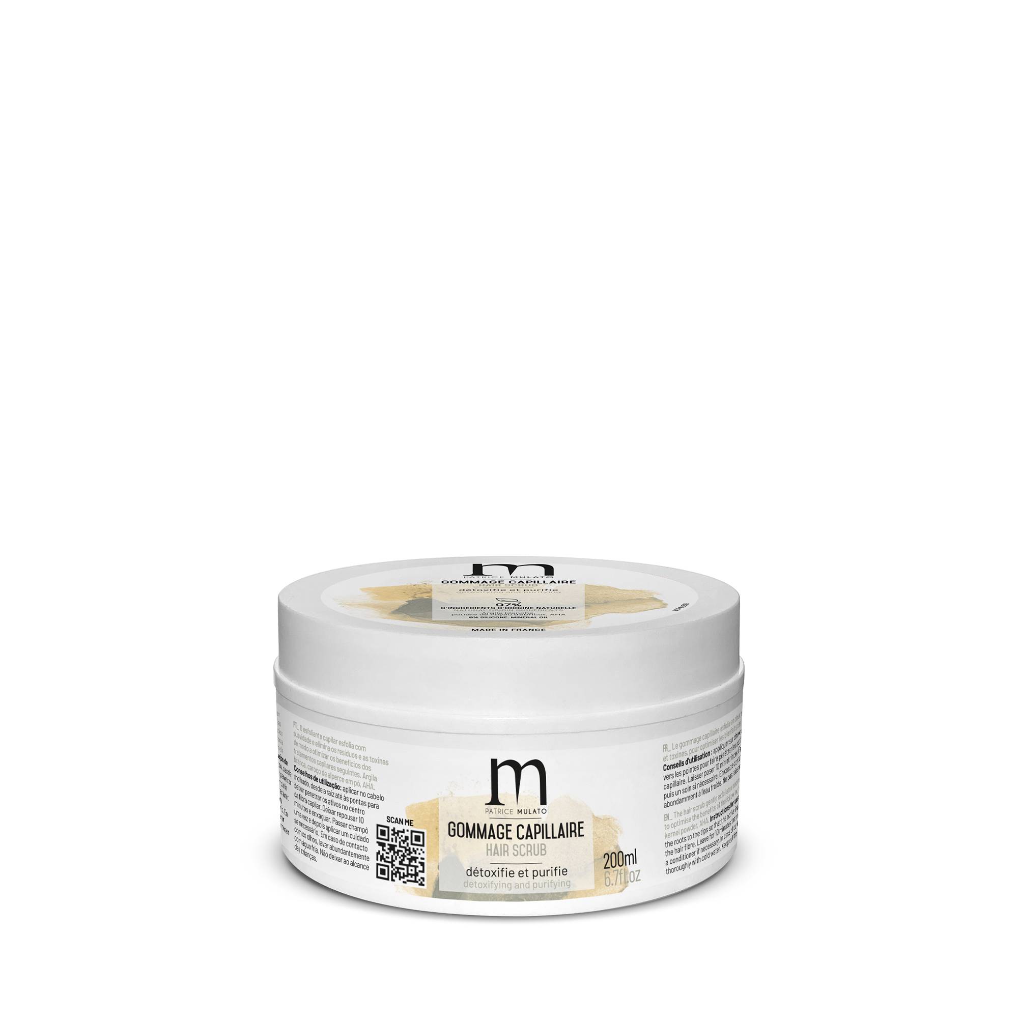Gommage capillaire Hair Scrub - détoxifie et purifie de la marque Mulato Contenance 200ml - 1