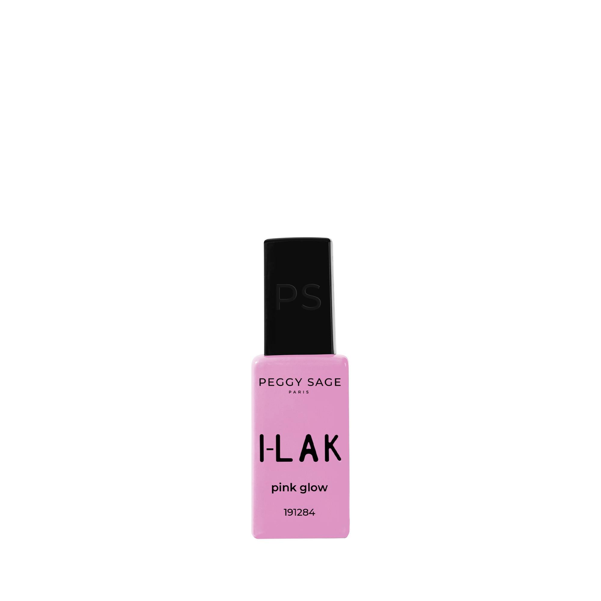 Vernis semi-permanent I-LAK – couleur Pink Glow, tenue longue durée de la marque Peggy Sage Contenance 11ml - 1