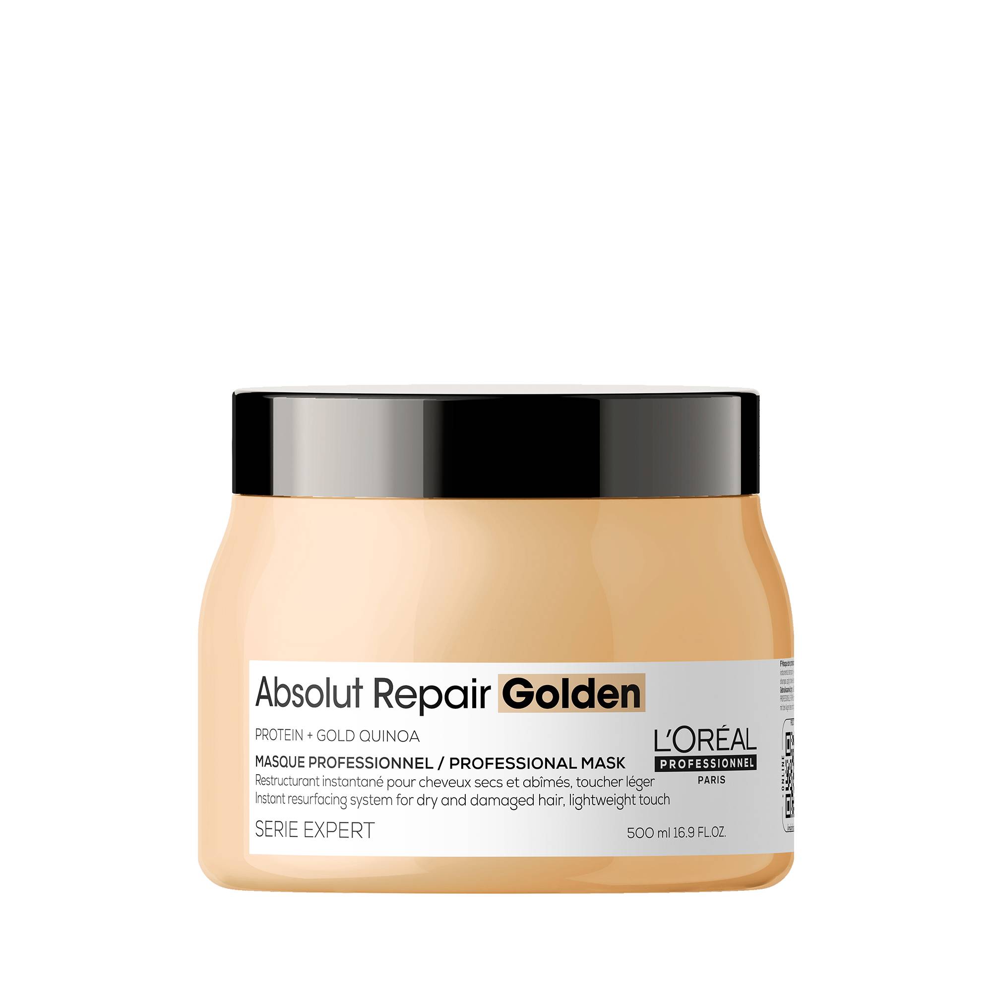 Masque Golden à la protéine de quinoa doré restructurant de la marque L'Oréal Professionnel Contenance 500ml - 1