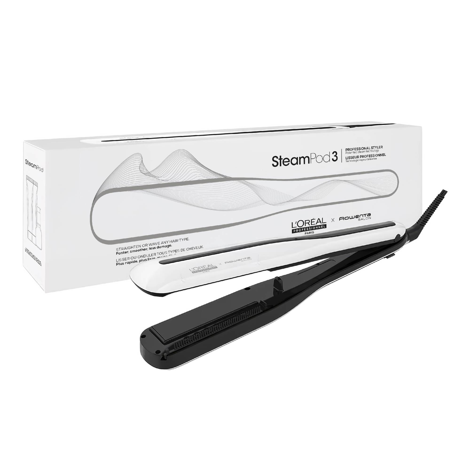 Steampod 3.0 lisseur vapeur professionnel Blanc de la marque L'Oréal Professionnel - 1