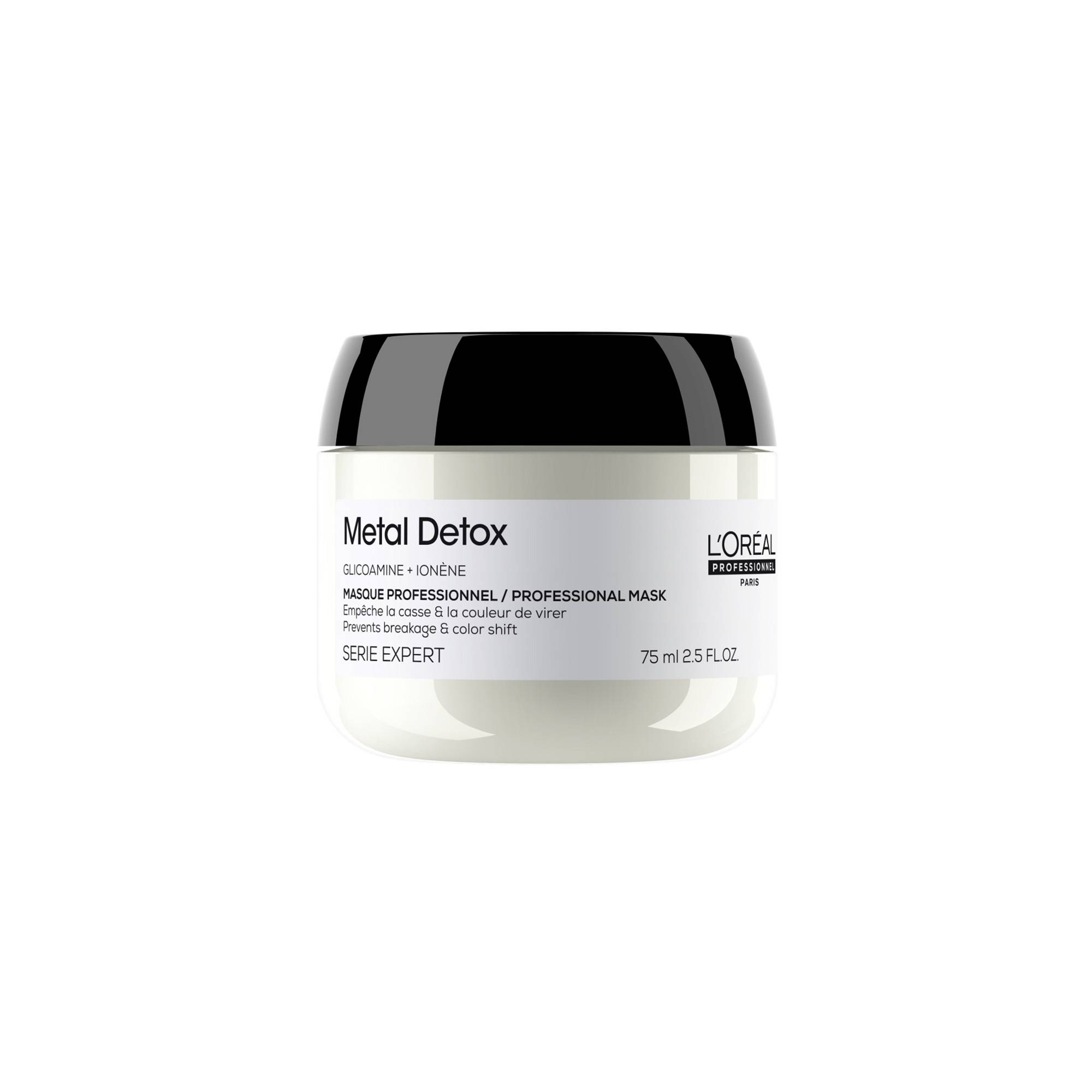 Masque professionnel Metal Detox – hydratation, protection, anti-casse de la marque L'Oréal Professionnel Contenance 75ml - 1