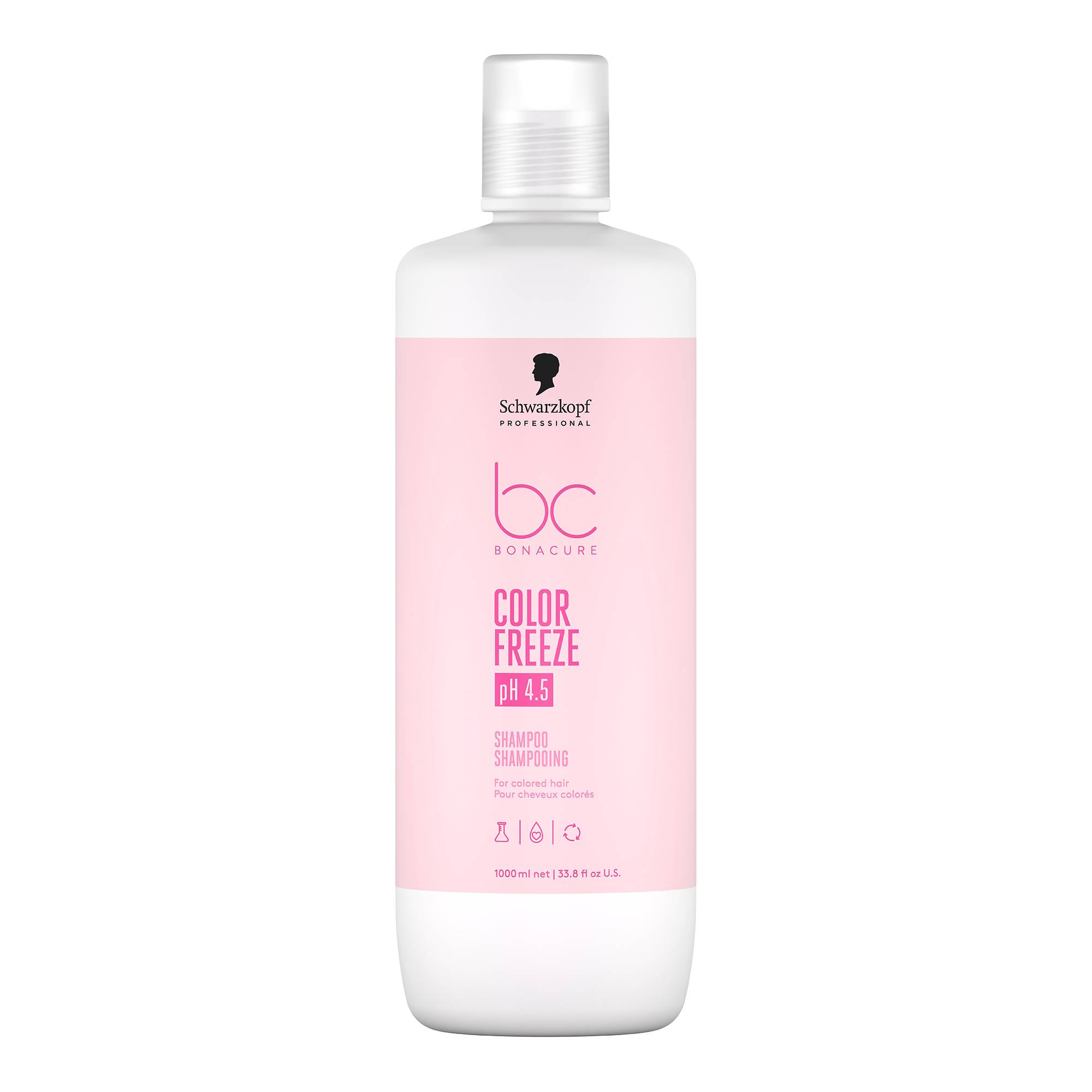 Shampoing cheveux colorés BC Color Freeze pH 4.5 de la marque Schwarzkopf Professional Contenance 1000ml - 1