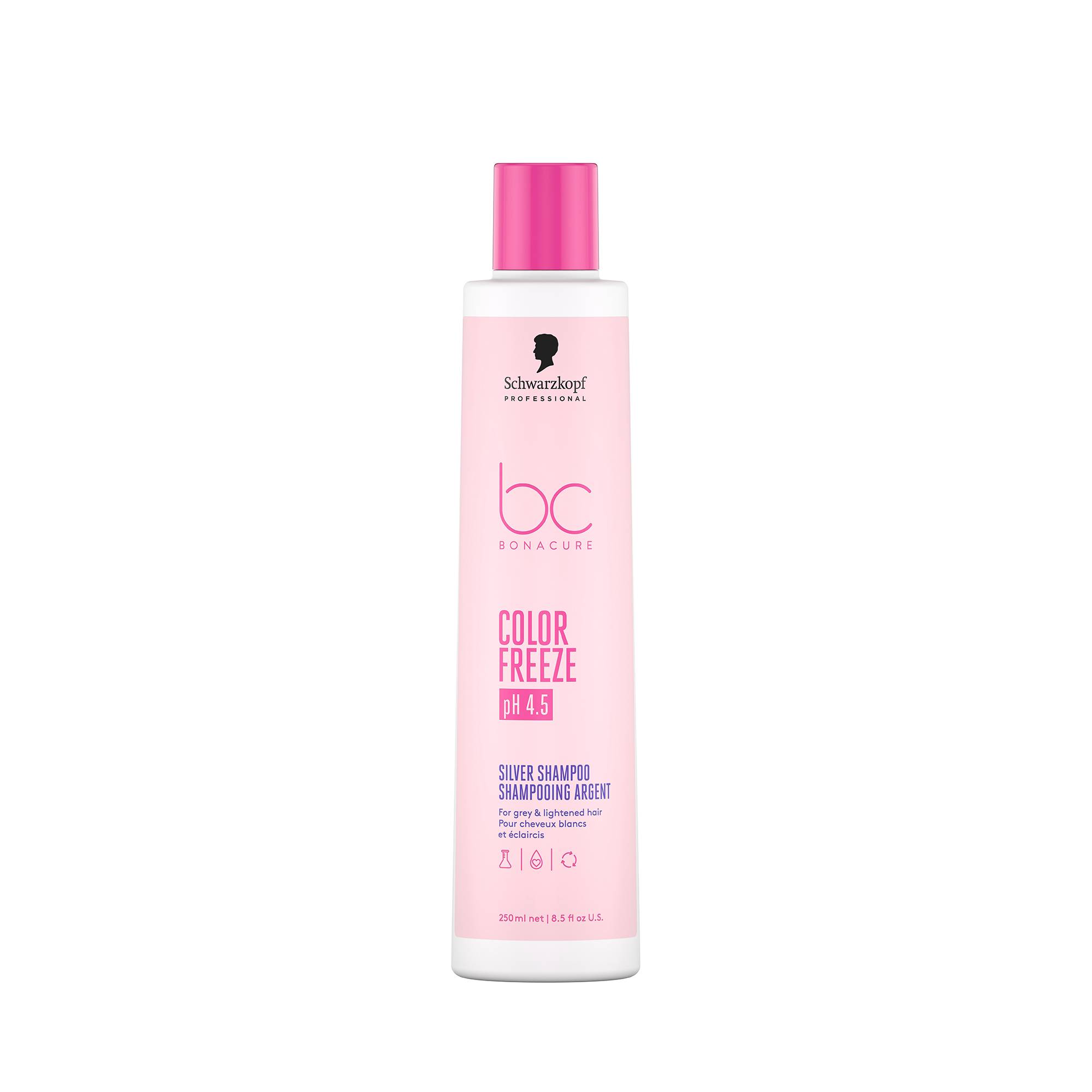 Shampoing argent BC Color Freeze pH 4.5 - cheveux blancs et éclaircis de la marque Schwarzkopf Professional Contenance 250ml - 1