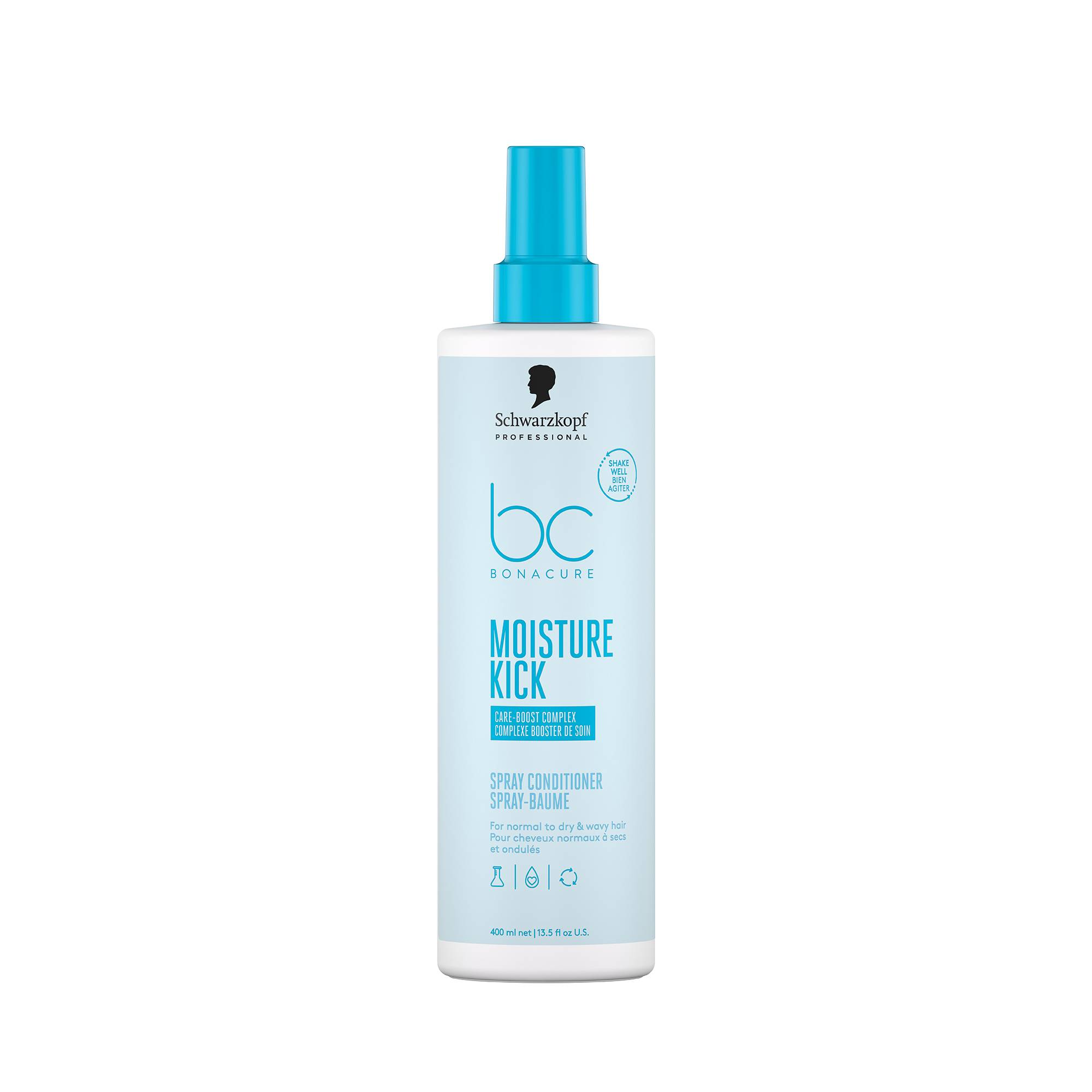 Spray-Baume BC Moisture Kick - cheveux normaux à secs et ondulés de la marque Schwarzkopf Professional Contenance 400ml - 1