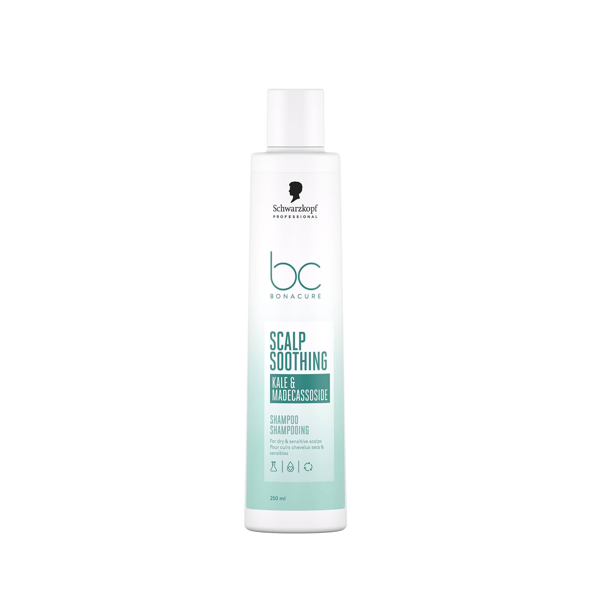 Shampoing apaisant BC Scalp - cuirs chevelus secs et sensibles de la marque Schwarzkopf Professional Contenance 250ml - 1