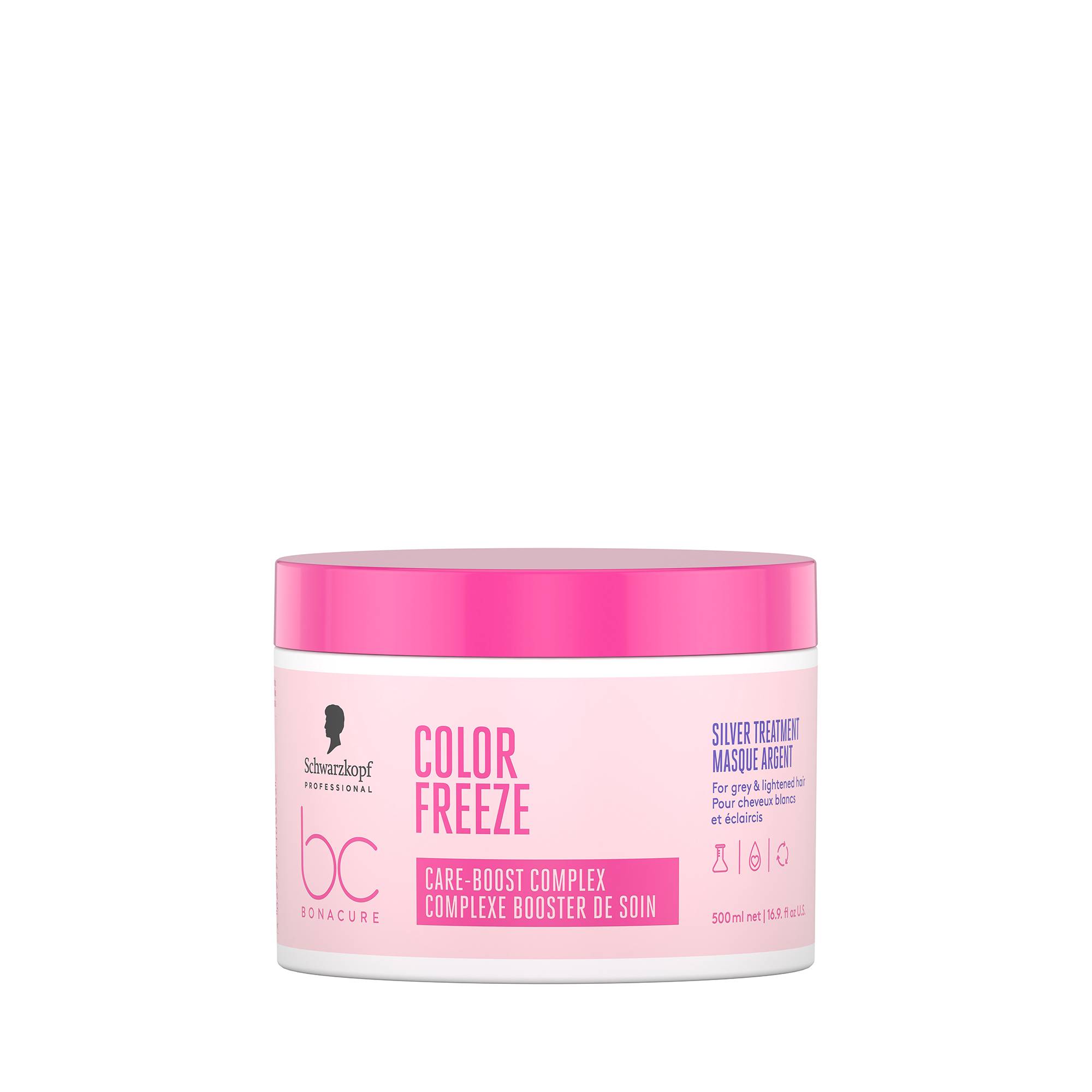Masque argent BC Color Freeze - cheveux blancs et éclaircis de la marque Schwarzkopf Professional Contenance 500ml - 1