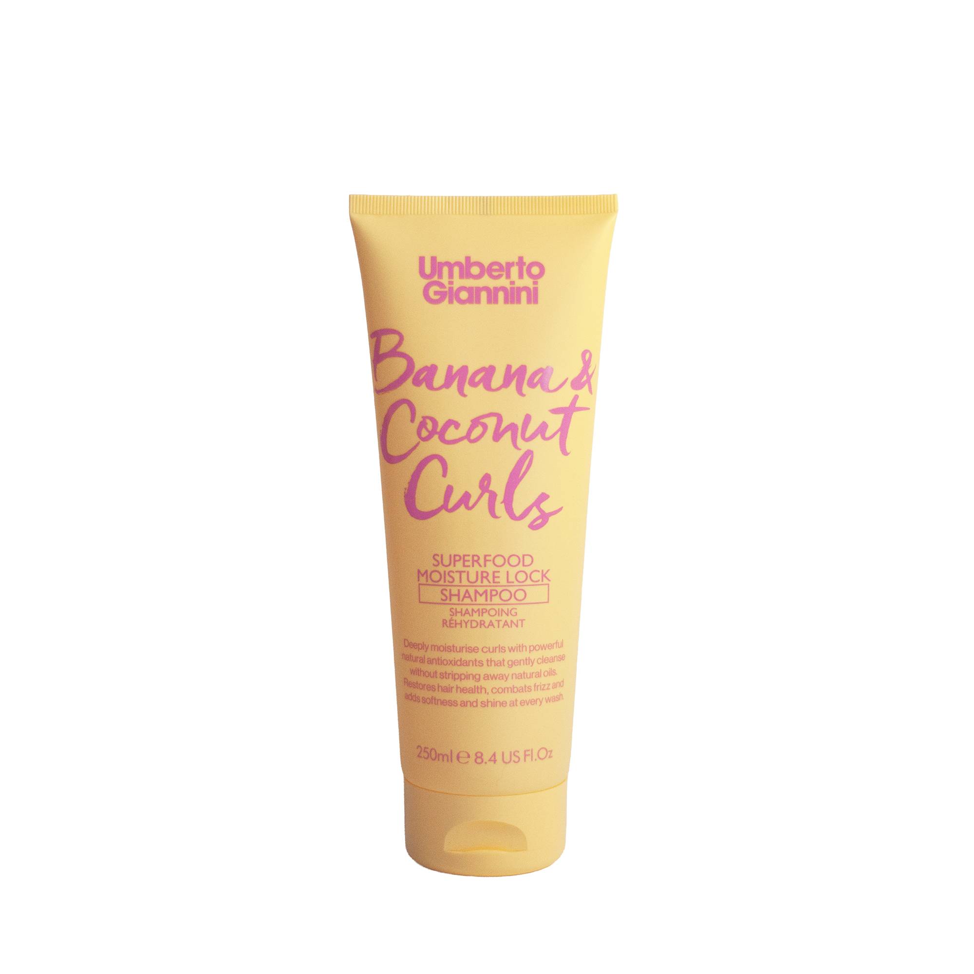 Shampoing nourrissant Banana Butter – hydrate, nourrit, lisse de la marque Umberto Giannini Contenance 250ml - 1