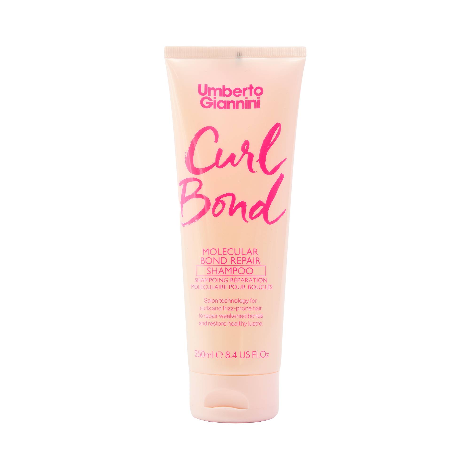 Shampoing réparation moléculaire boucles Curl Bond – répare, renforce, définit de la marque Umberto Giannini Contenance 250ml - 1