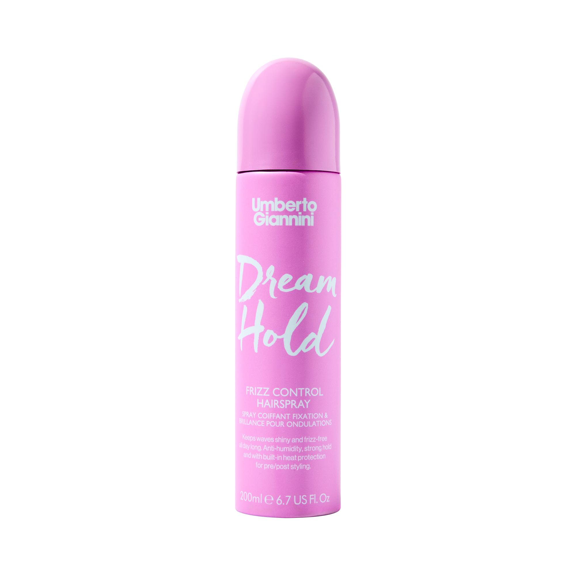 Spray coiffant fixation et brillance ondulations Dream Hold de la marque Umberto Giannini Contenance 200ml - 1