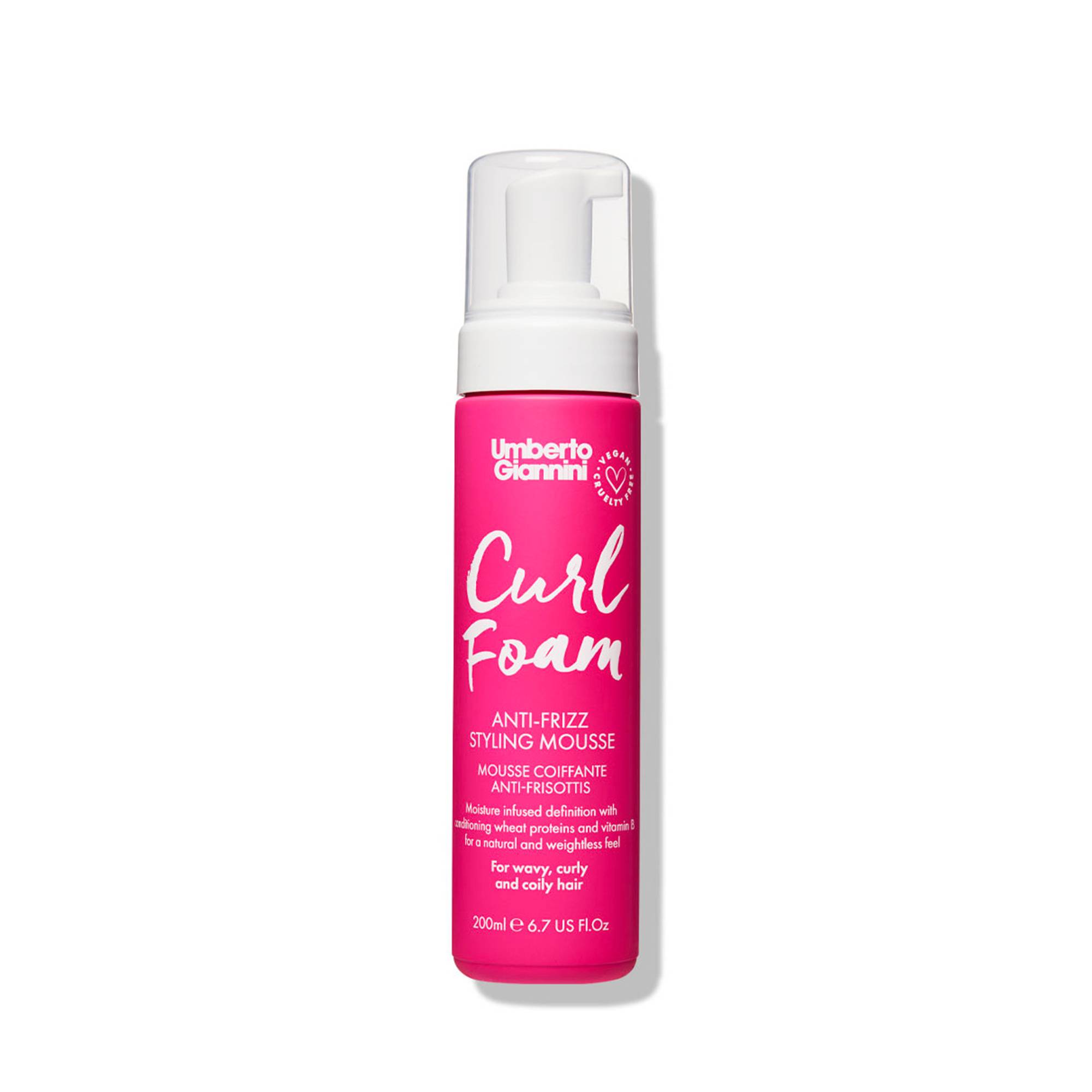 Mousse coiffante anti-frisottis Curl Jelly – Définition, volume, antifrizz de la marque Umberto Giannini Contenance 200ml - 1