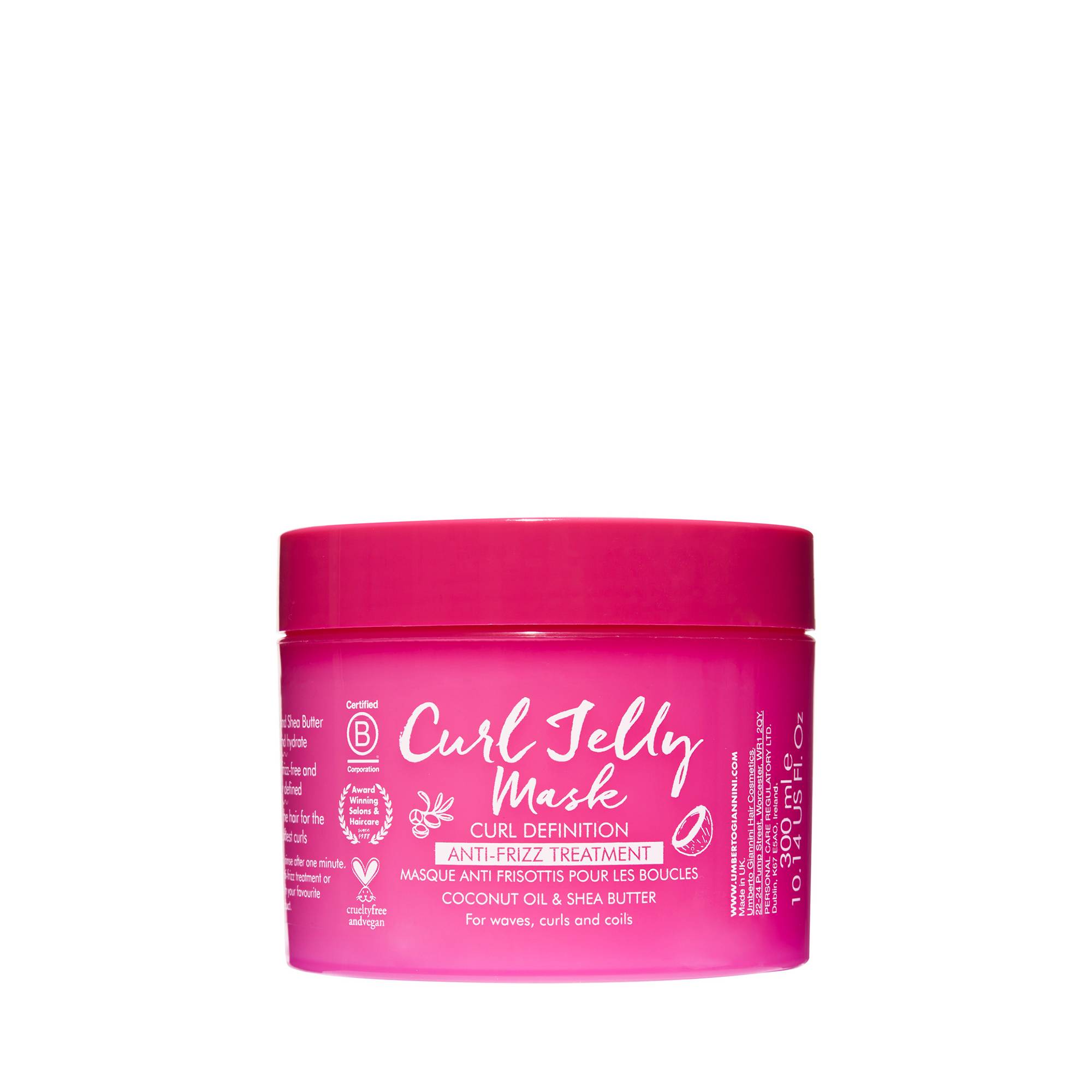 Masque hydratant anti-frisottis Curl Jelly – Hydratation, définition, brillance de la marque Umberto Giannini Contenance 300ml - 1