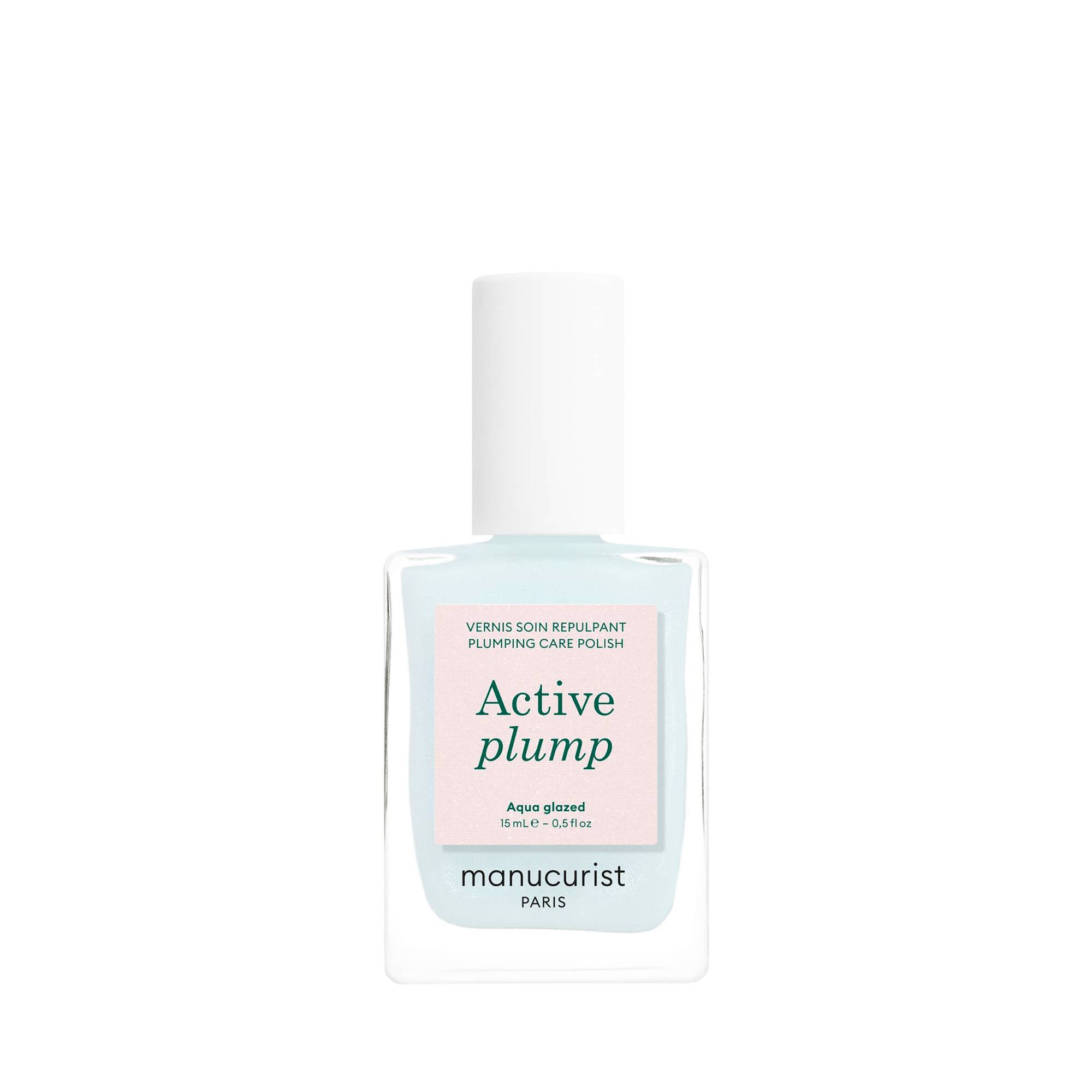 Vernis soin repulpant Active Plump - Aqua Glazed de la marque Manucurist - 1