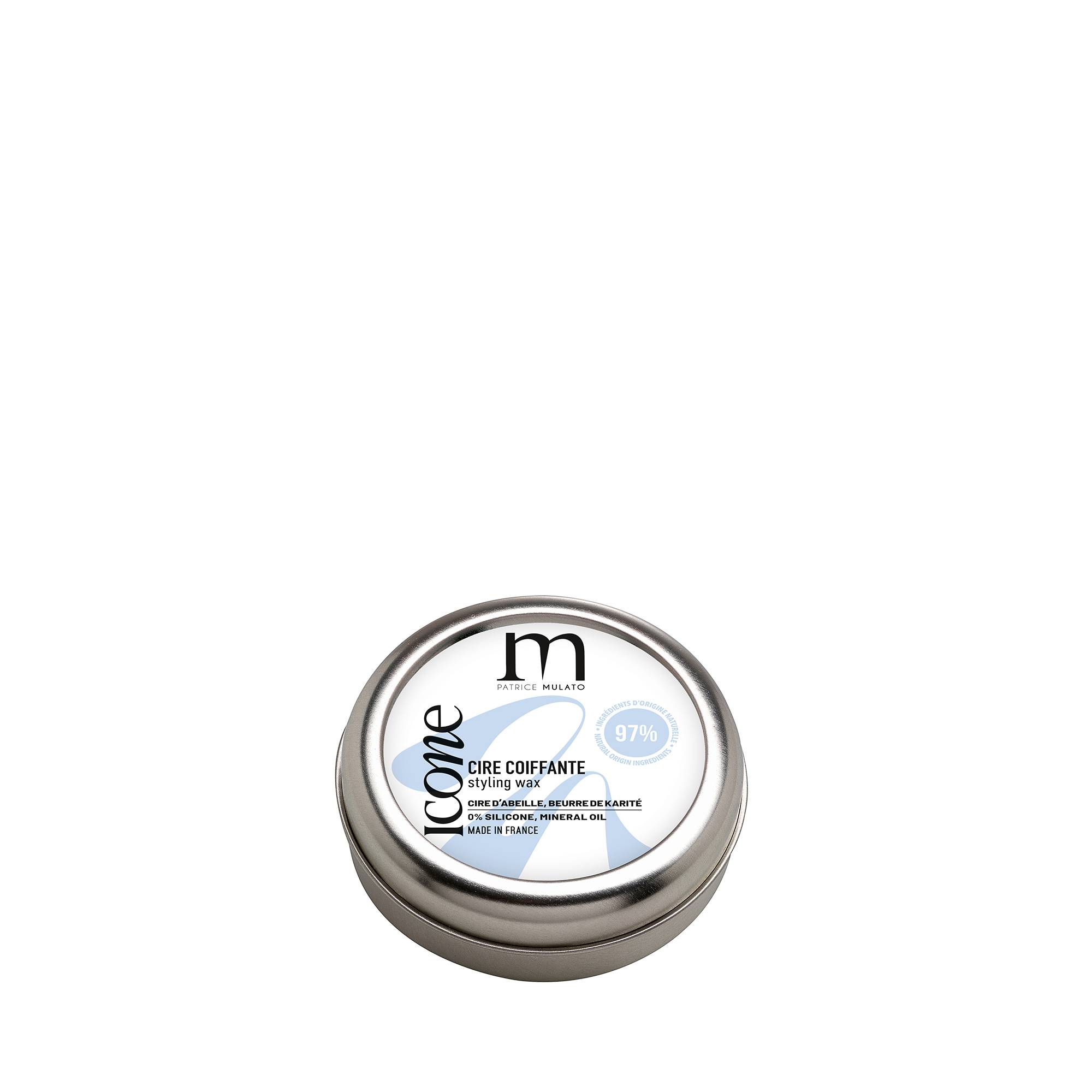 Cire coiffante Icone - finition brillante et naturelle de la marque Mulato Contenance 40g - 1