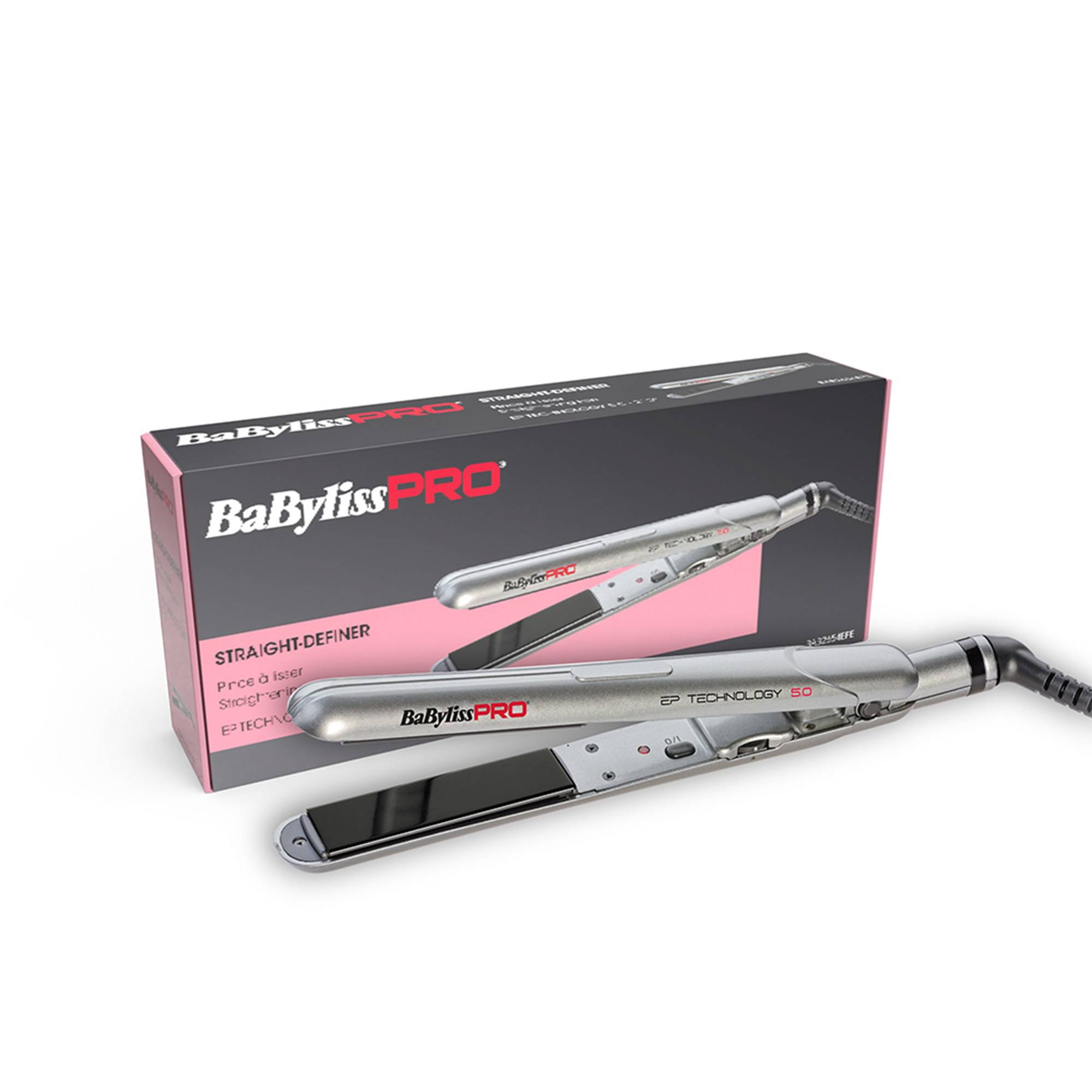 Lisseur EP Technology 5.0 Argent 25mm de la marque Babyliss Pro - 1