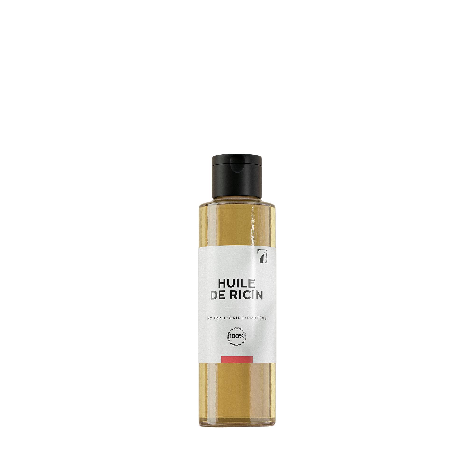 Huile de ricin 100 % naturelle - cheveux & corps de la marque 7e ÉLÉMENT Contenance 100ml - 1