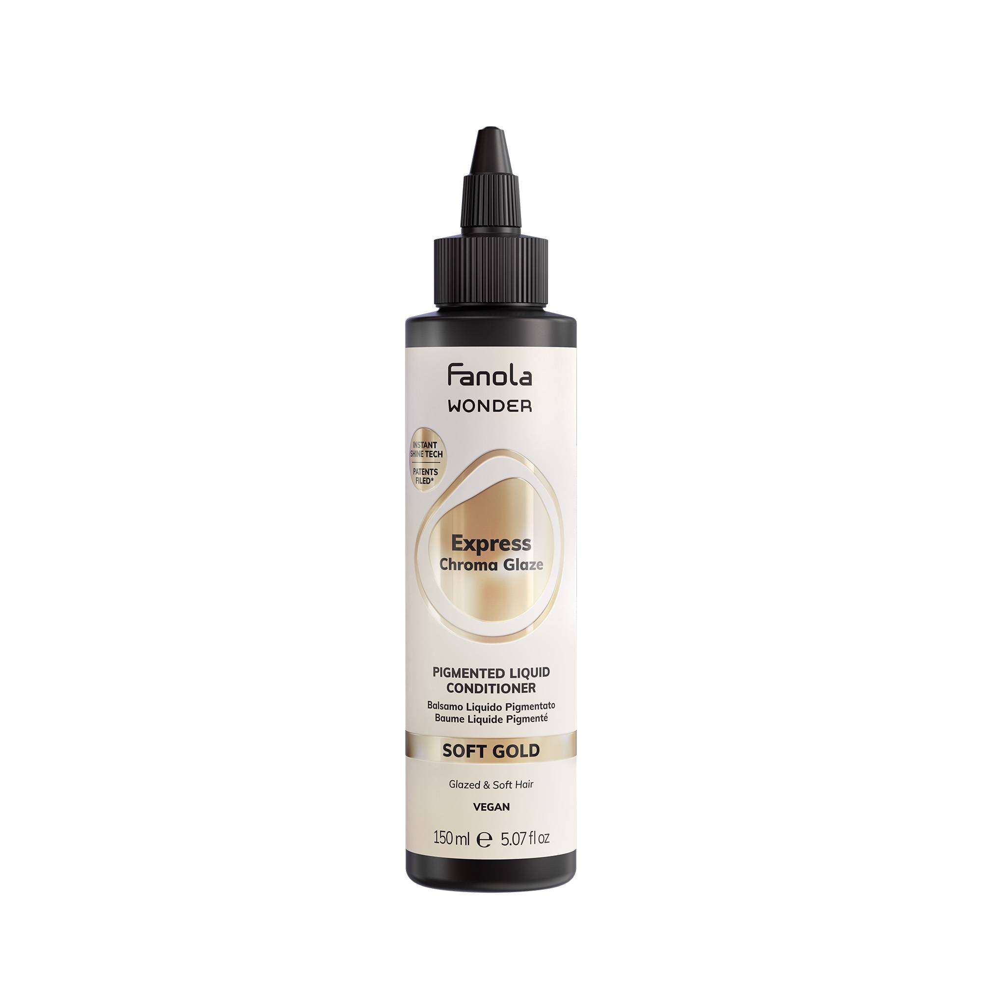 Chroma Glaze Soft Gold soin repigmentant glossy – Douceur et Brillance de la marque Fanola Contenance 150ml - 1