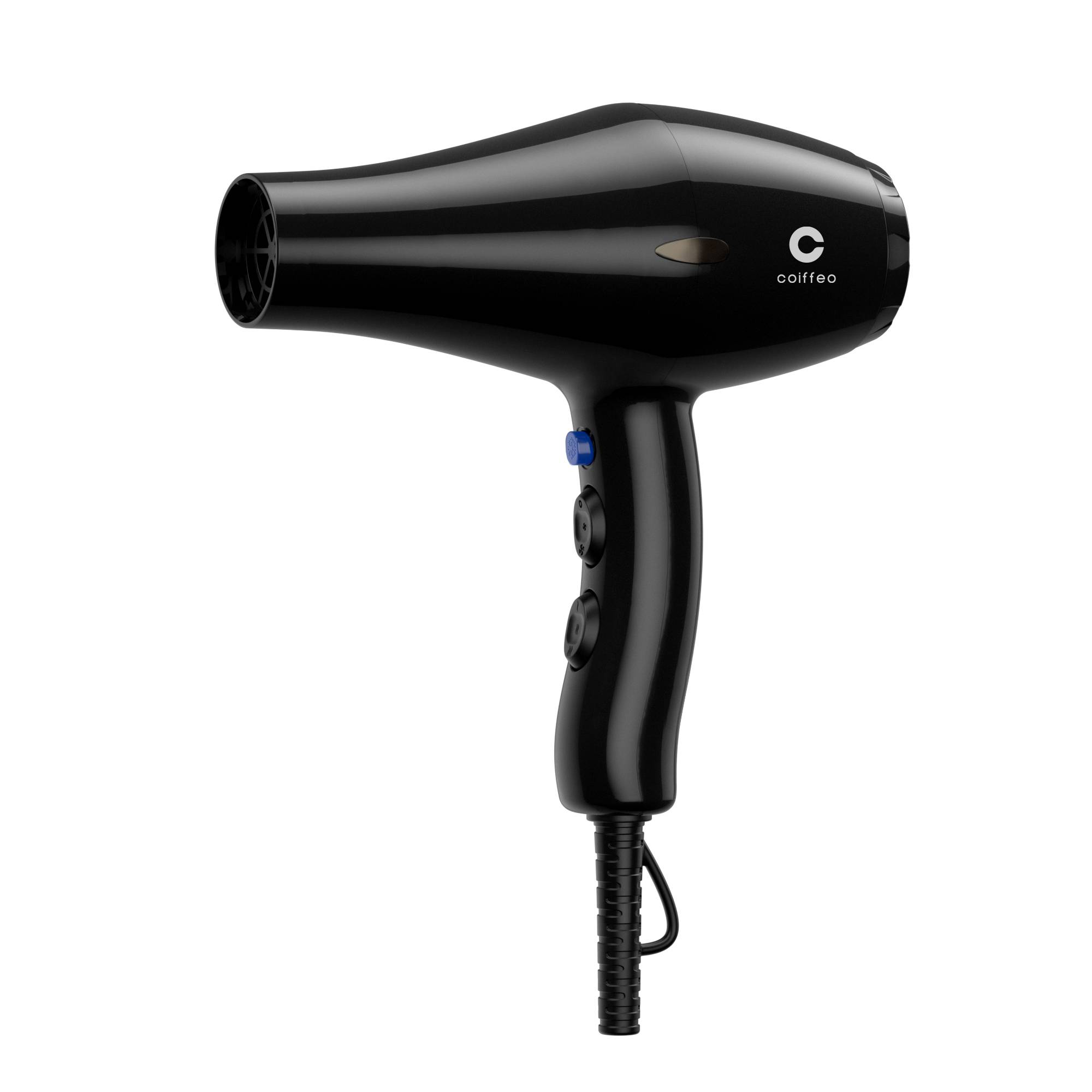 Sèche-cheveux professionnel ionique 2400W Noir de la marque Coiffeo - 1