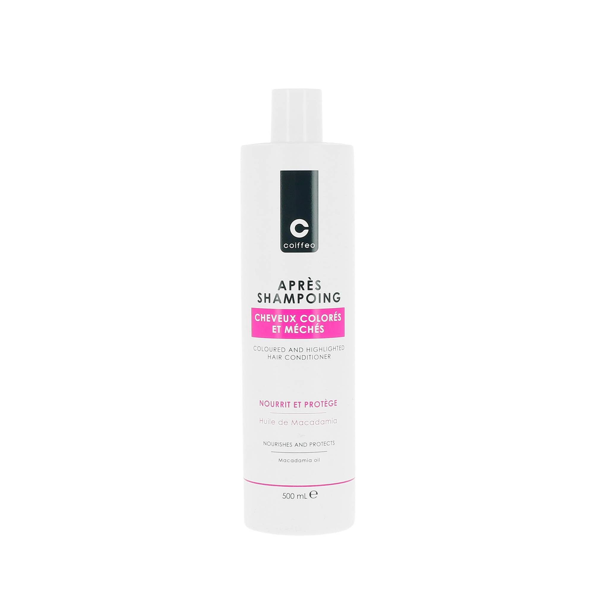 Après-shampooing cheveux colorés de la marque Coiffeo Contenance 500ml - 1