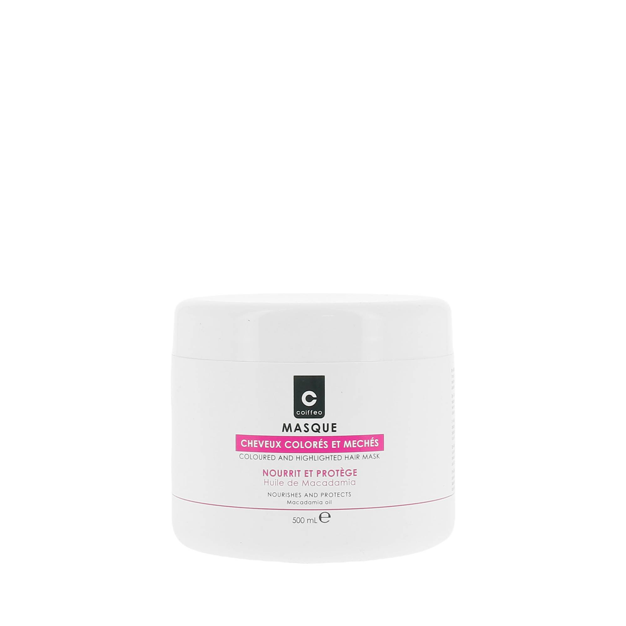 Masque cheveux colorés de la marque Coiffeo Contenance 500ml - 1