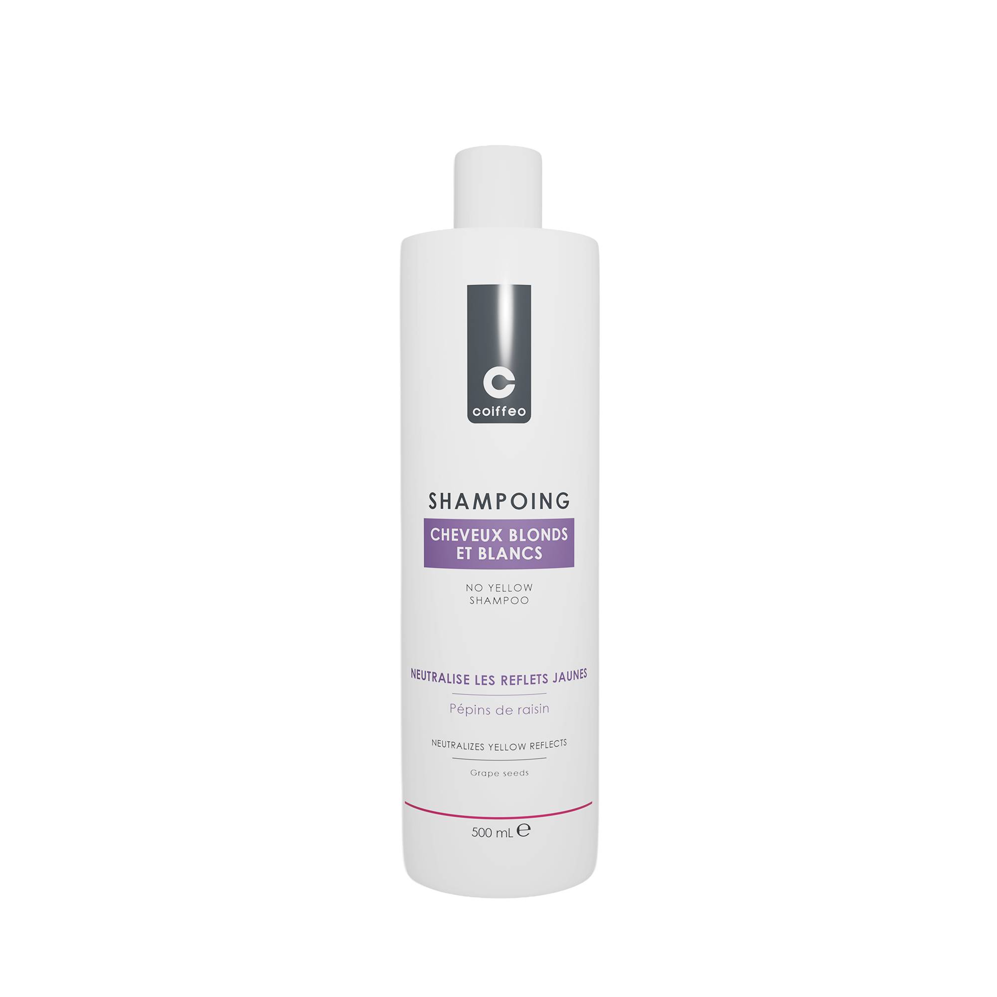 Shampooing déjaunisseur de la marque Coiffeo Contenance 500ml - 1