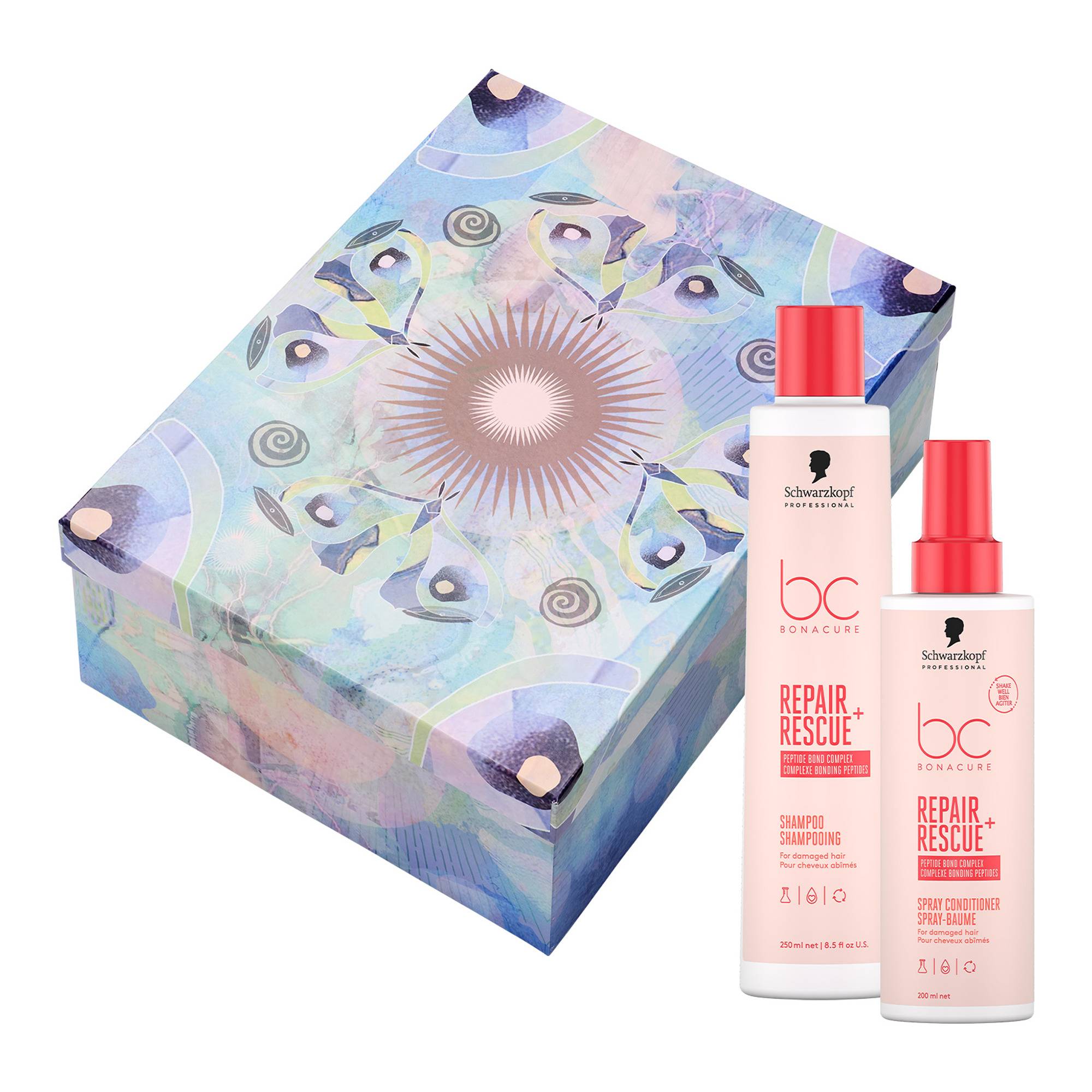Coffret duo Repair Rescue+ – force, résistance, réparation de la marque Schwarzkopf Professional Contenance 450ml - 1