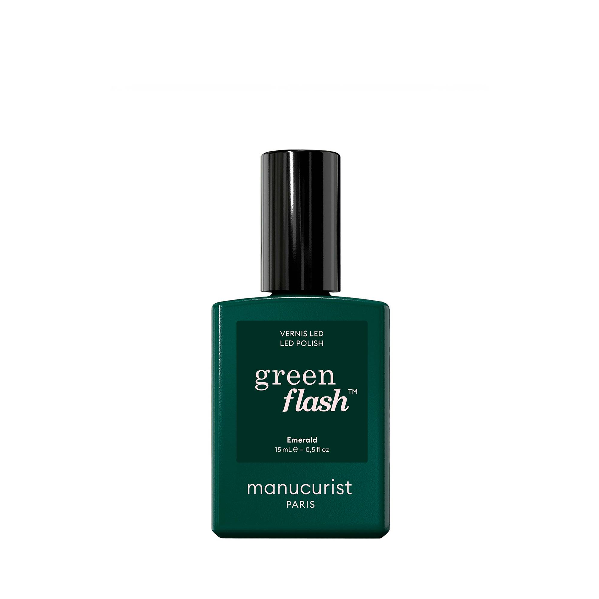 Vernis LED Green Flash™ Emerald de la marque Manucurist Contenance 15ml - 1