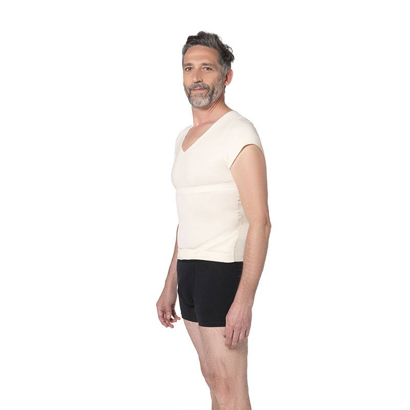 Correcteur de posture Homme Lyne Up t-shirt seconde peau Nude de la marque Percko - 3