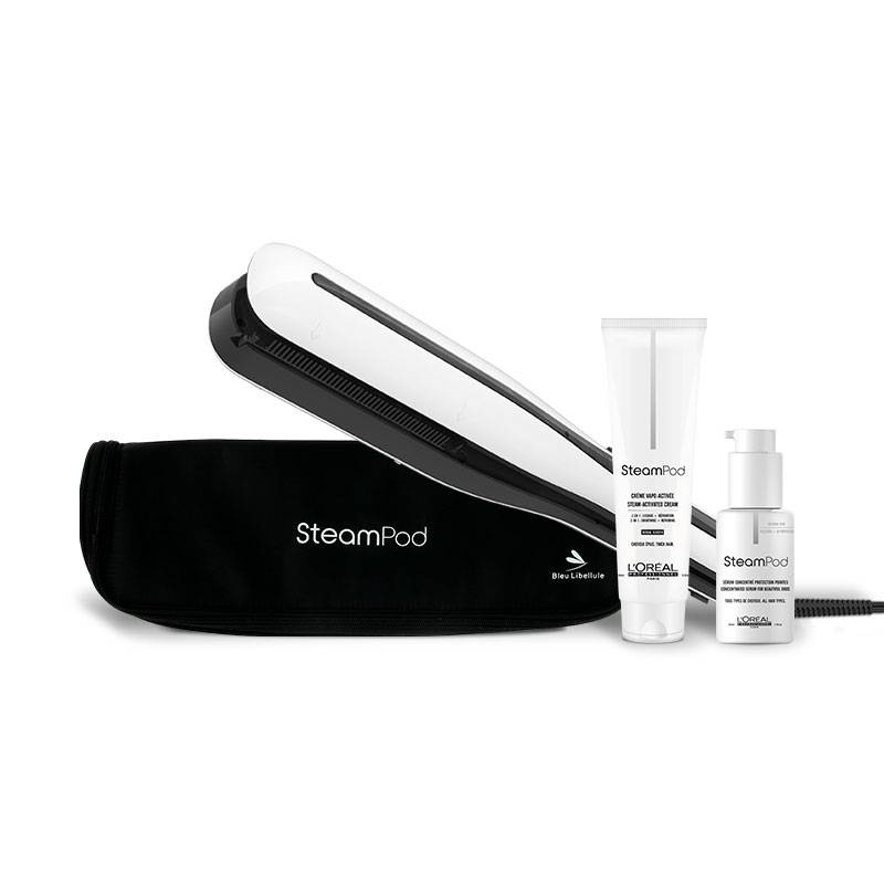 Steampod 3.0 pack cheveux épais lisseur + pochette thermoresistante