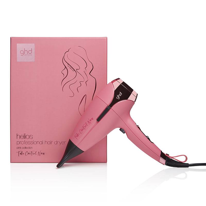 Sèche-cheveux ghd helio collection Pink Take Control Now