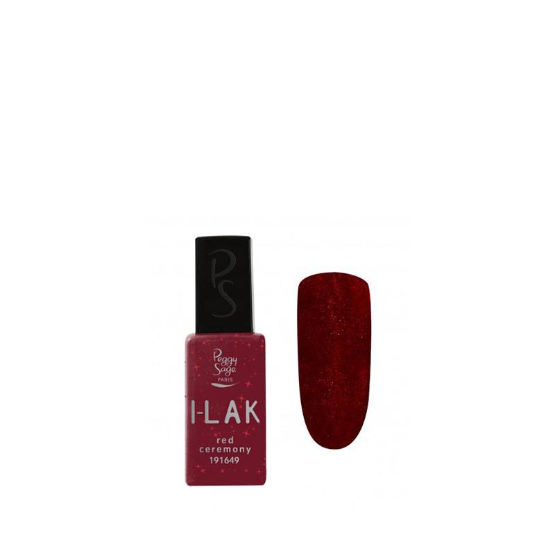 Vernis semi-permanent I-LAK - Red ceremony de la marque Peggy Sage Contenance 11ml - 1