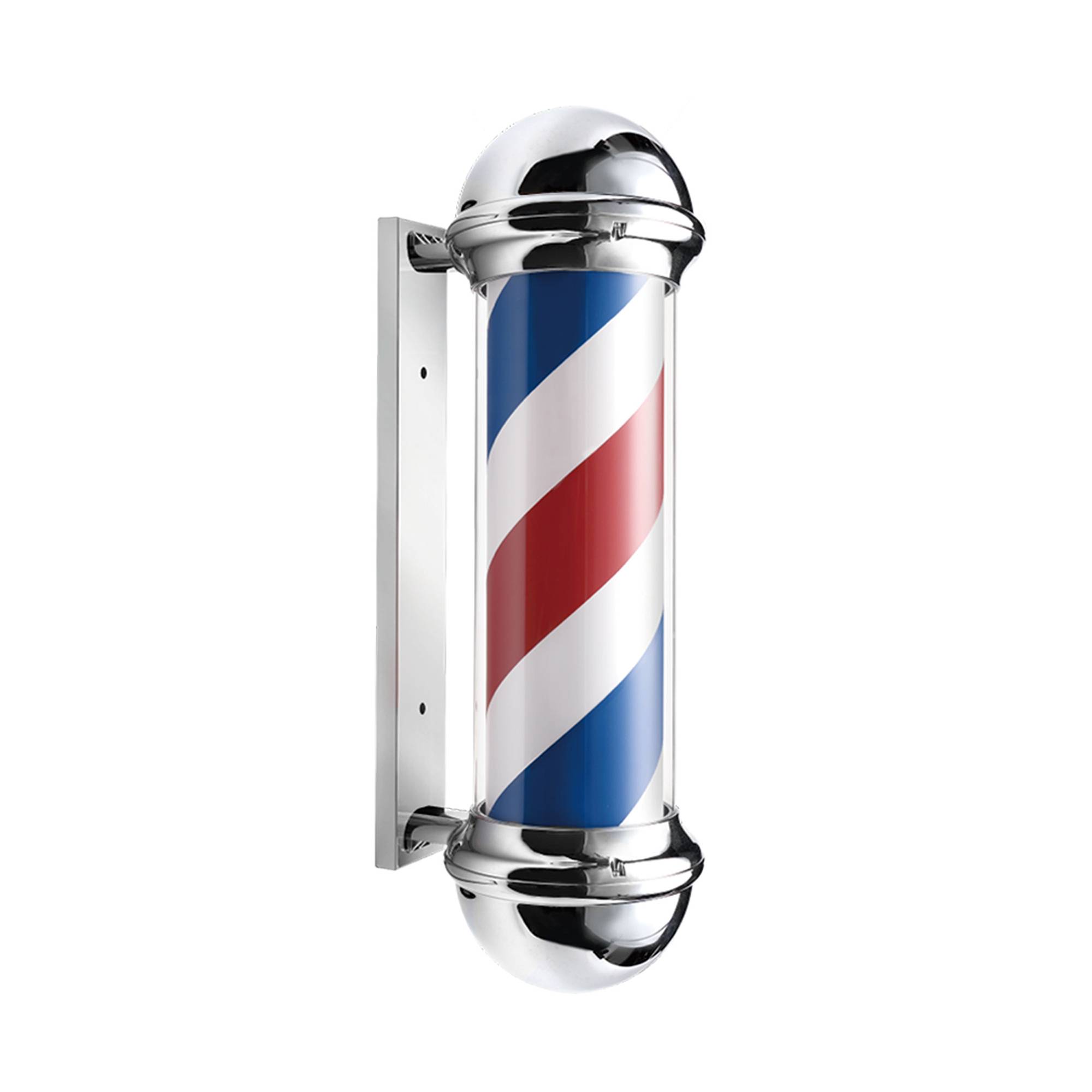 Enseigne de barbier rotative 70cm de la marque Barburys - 1
