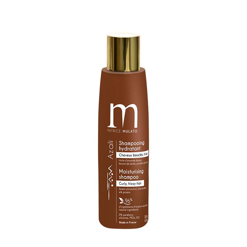 Comment avoir de beaux cheveux bouclés ? 6 Mulato Shampooing hydratant Azali cheveux bouclés et frisés 200ML, Shampoing naturel