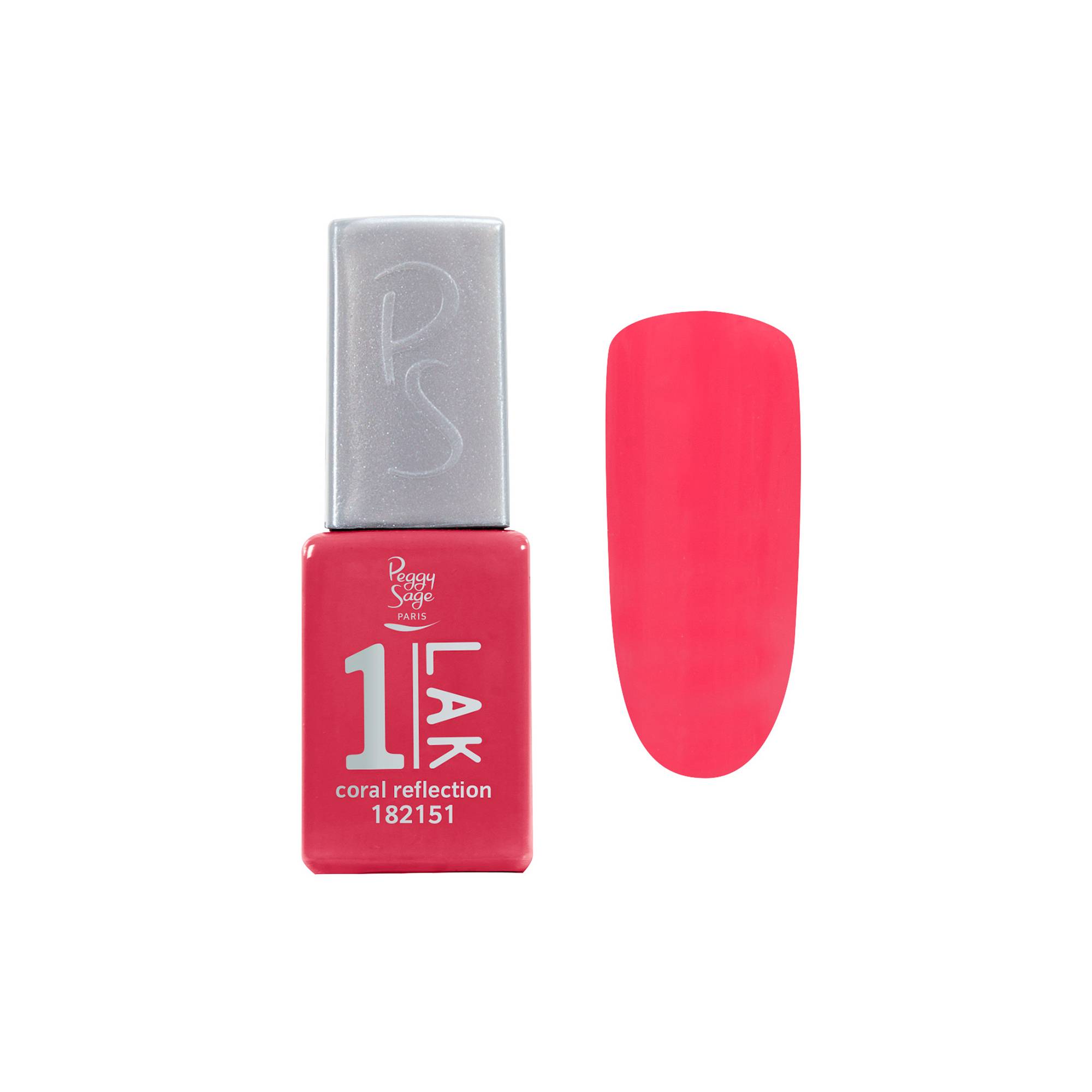 One-LAK 1-step gel polish coral reflection de la marque Peggy Sage Contenance 5ml - 1