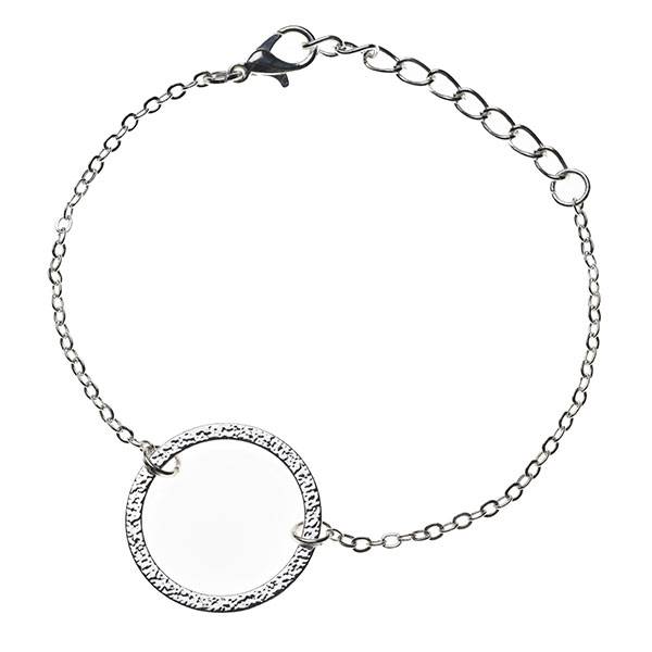 Bracelet argenté de la marque Bleu Libellule - 1