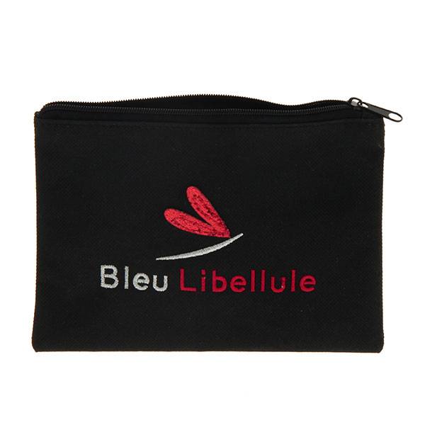 Pochette sequins Noir & Rouge de la marque Bleu Libellule - 1