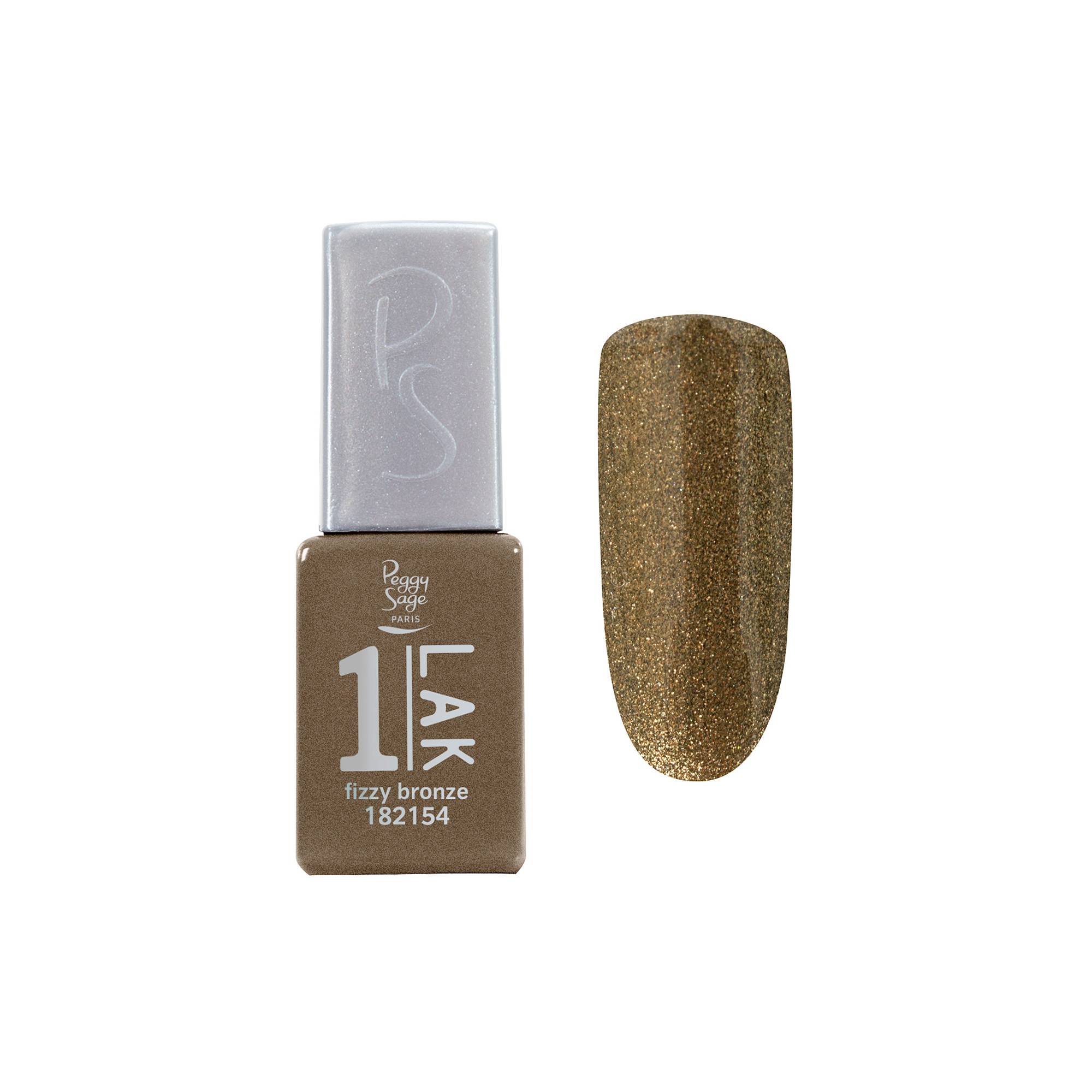 One-LAK 1-step gel polish fizzy bronze del marchio Peggy Sage Capacità 5ml - 1