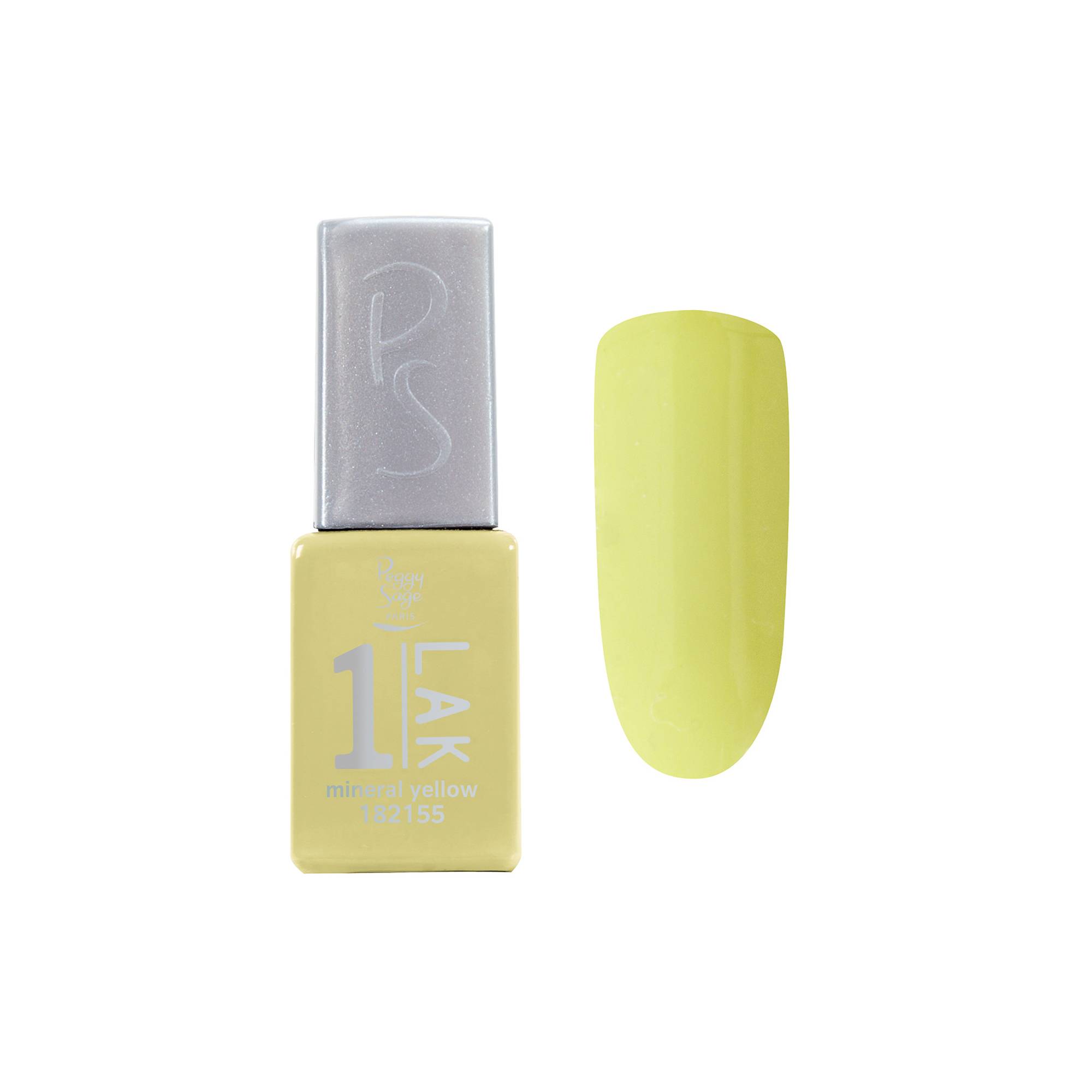 One-LAK 1-step gel polish mineral yellow del marchio Peggy Sage Capacità 5ml - 1