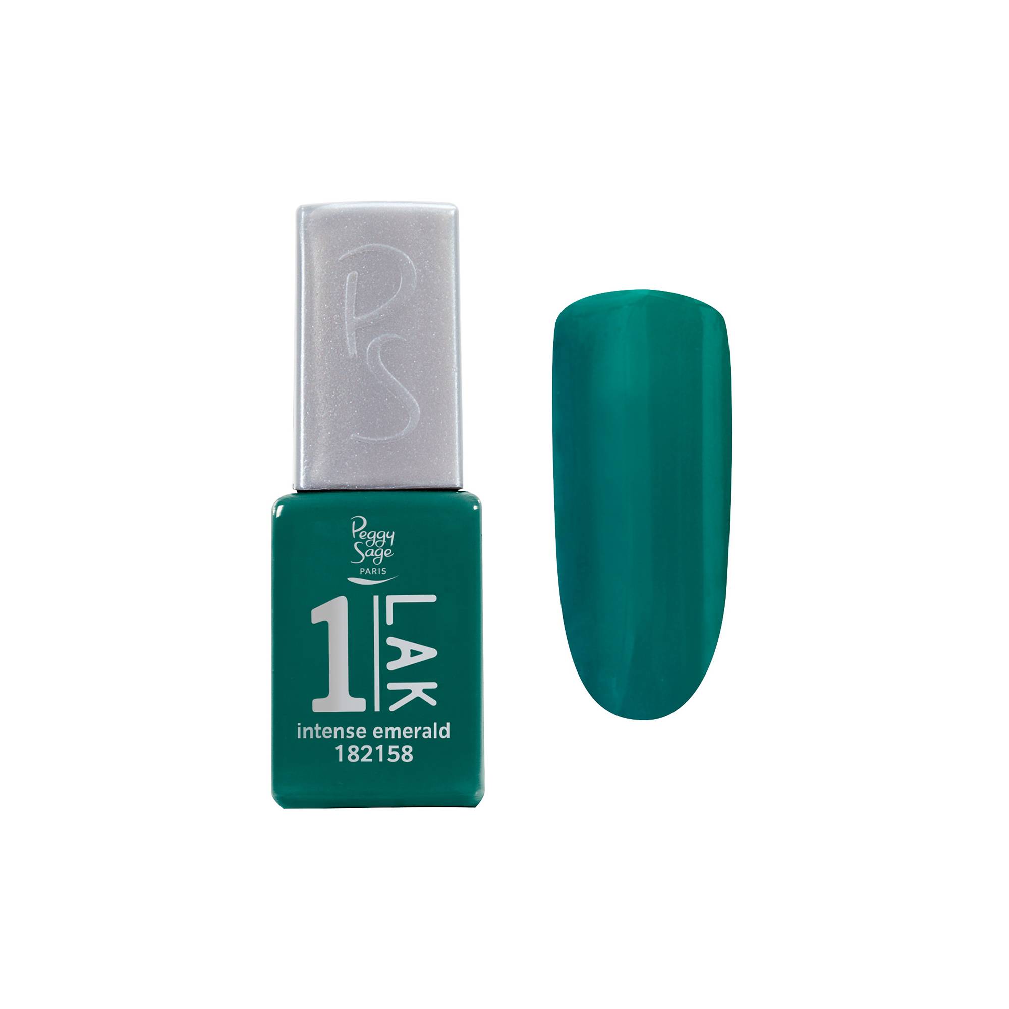 Mini vernis semi-permanent 1-LAK Intense emerald 5ml de la marque Peggy Sage Contenance 5ml - 1