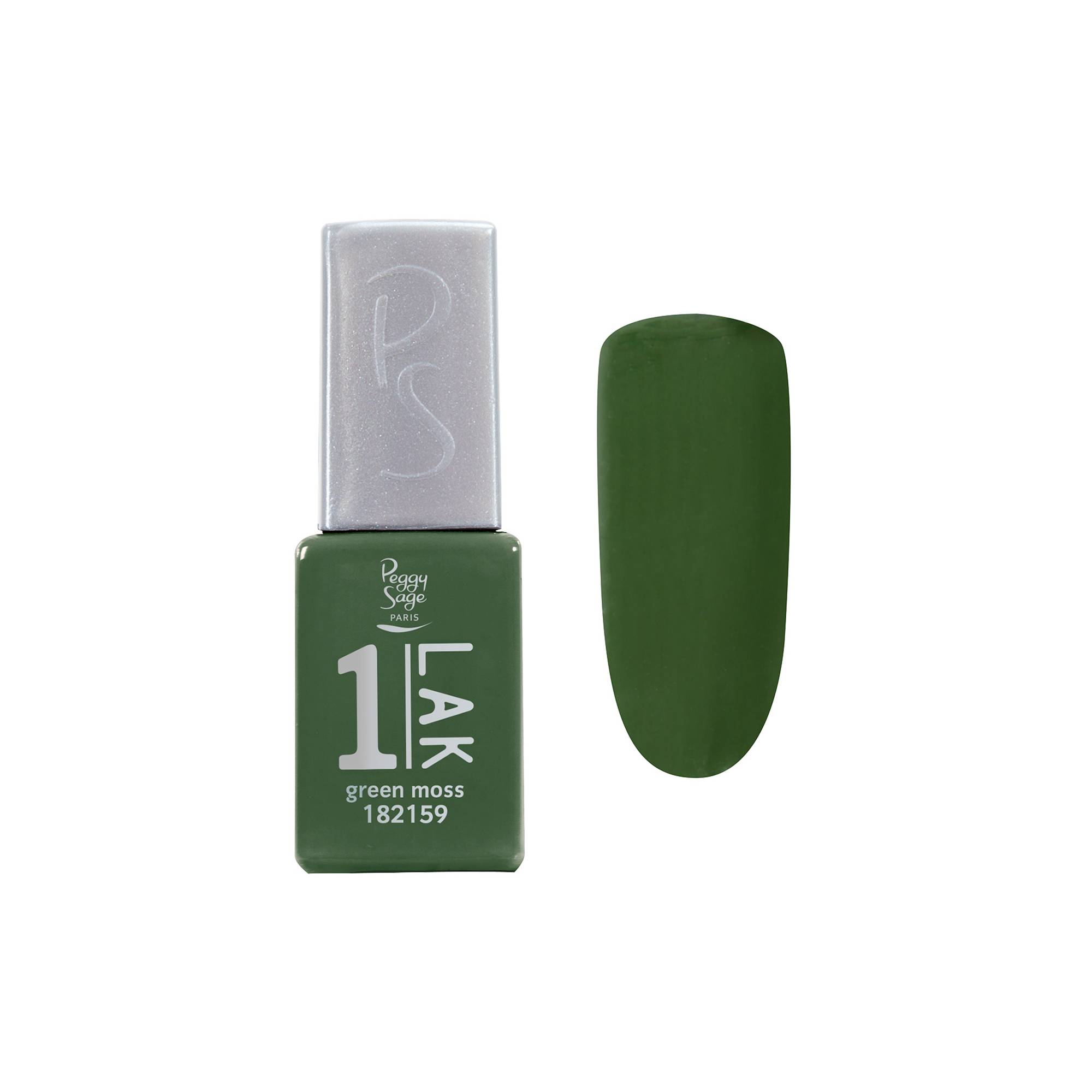 One-LAK 1-step gel polish green moss del marchio Peggy Sage Capacità 5ml - 1