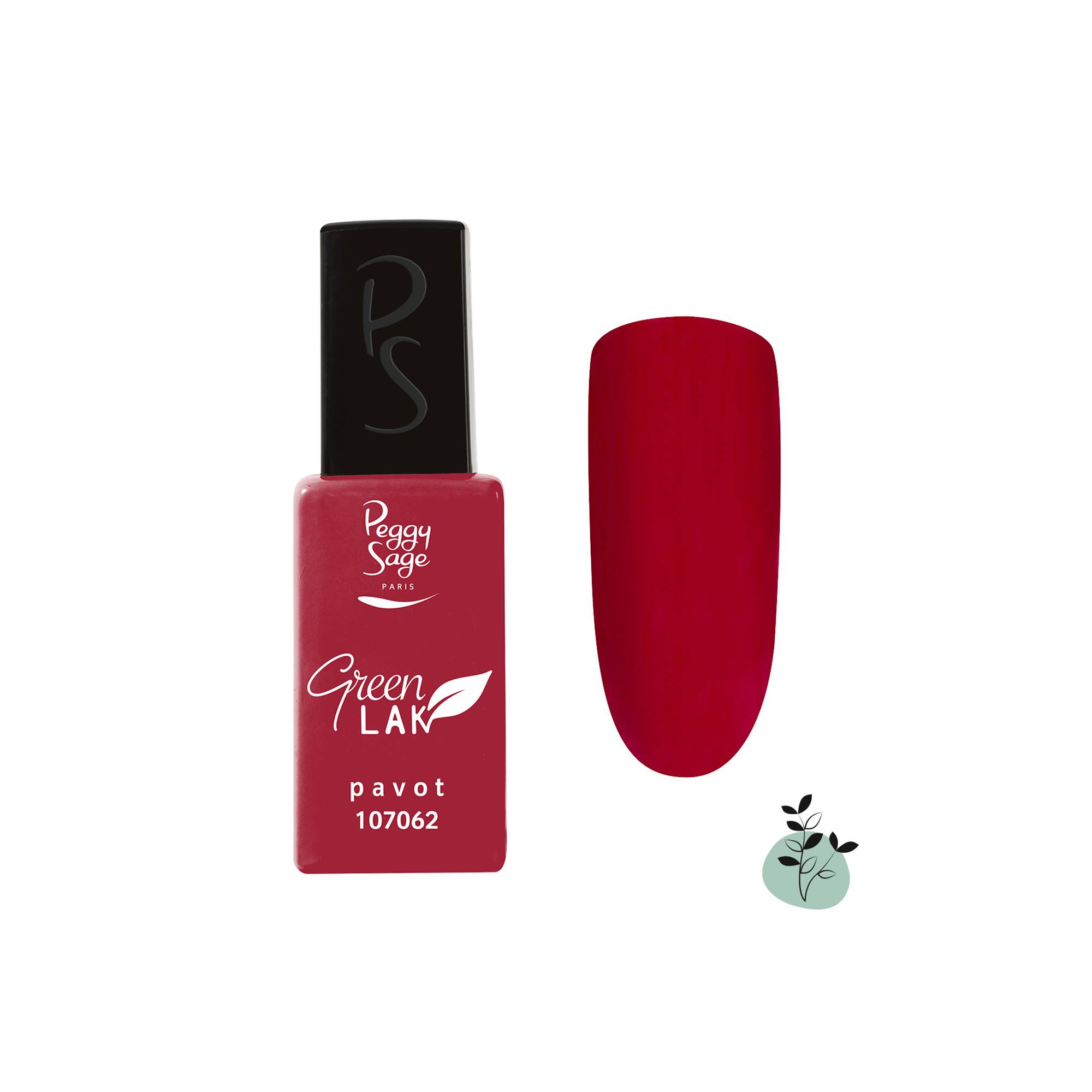 Vernis à ongles Green LAK Pavot 10ml de la marque Peggy Sage Contenance 10ml - 1
