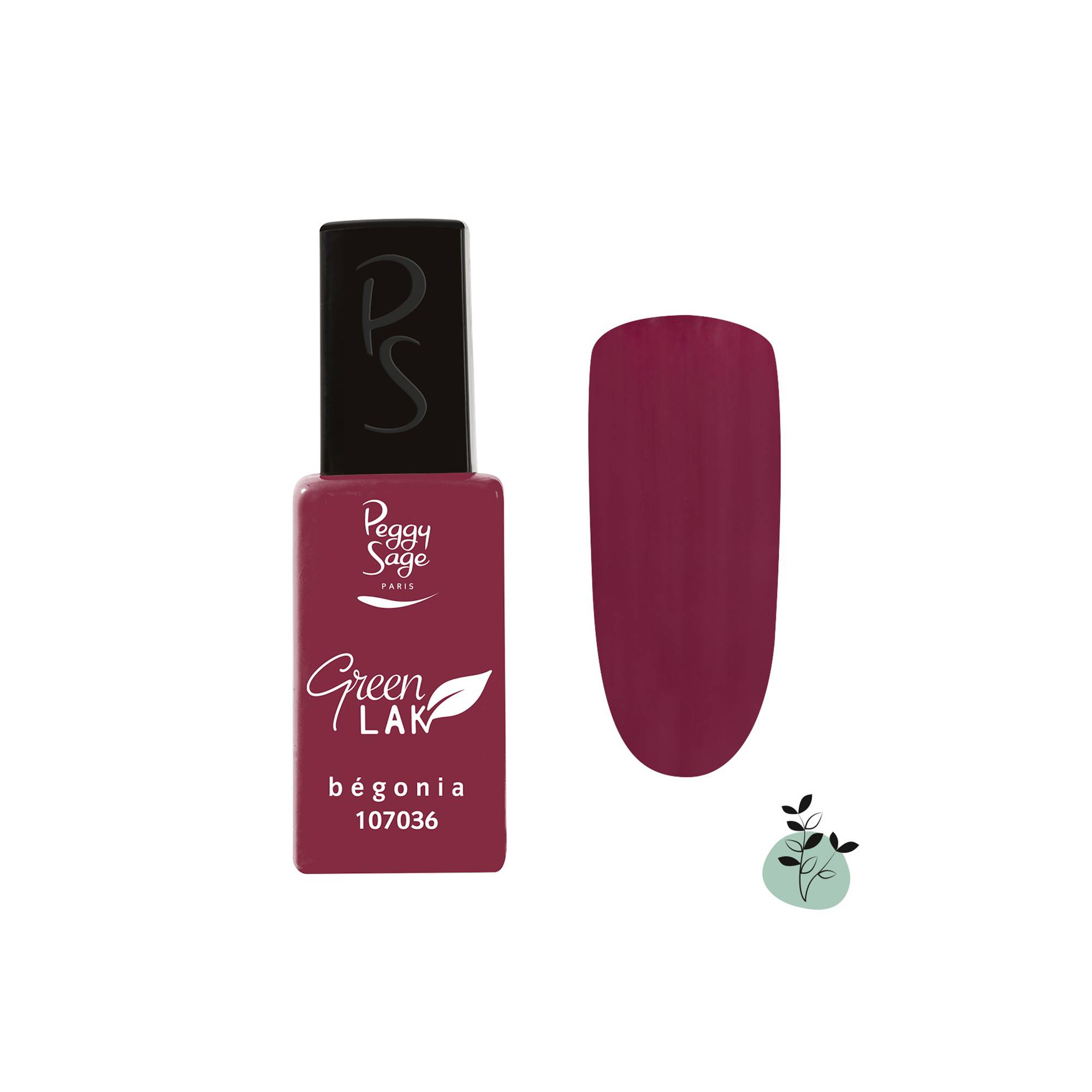 Vernis à ongles Green LAK Bégonia 10ml de la marque Peggy Sage Contenance 10ml - 1
