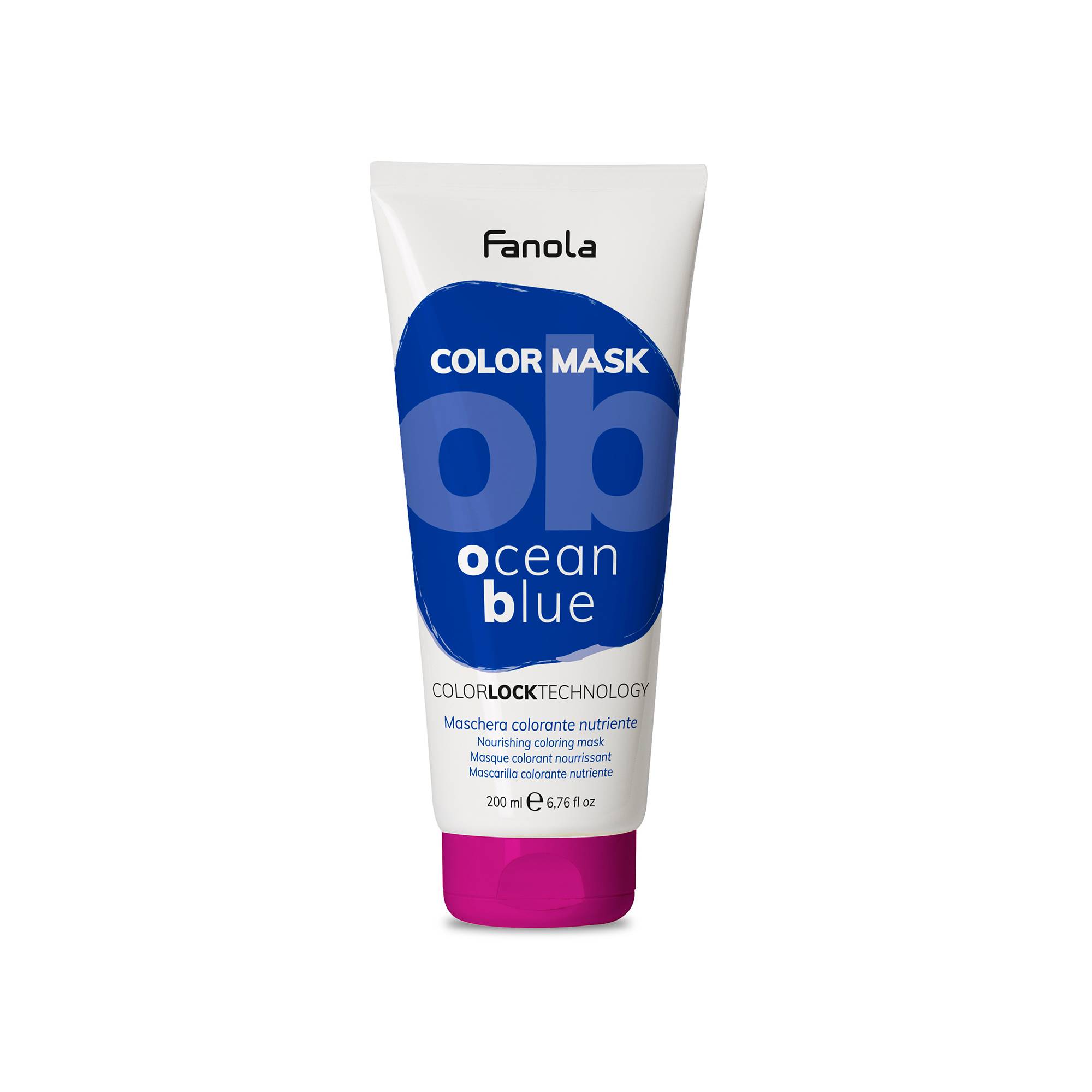 Masque colorant Color Mask ocean blue de la marque Fanola Contenance 200ml - 1
