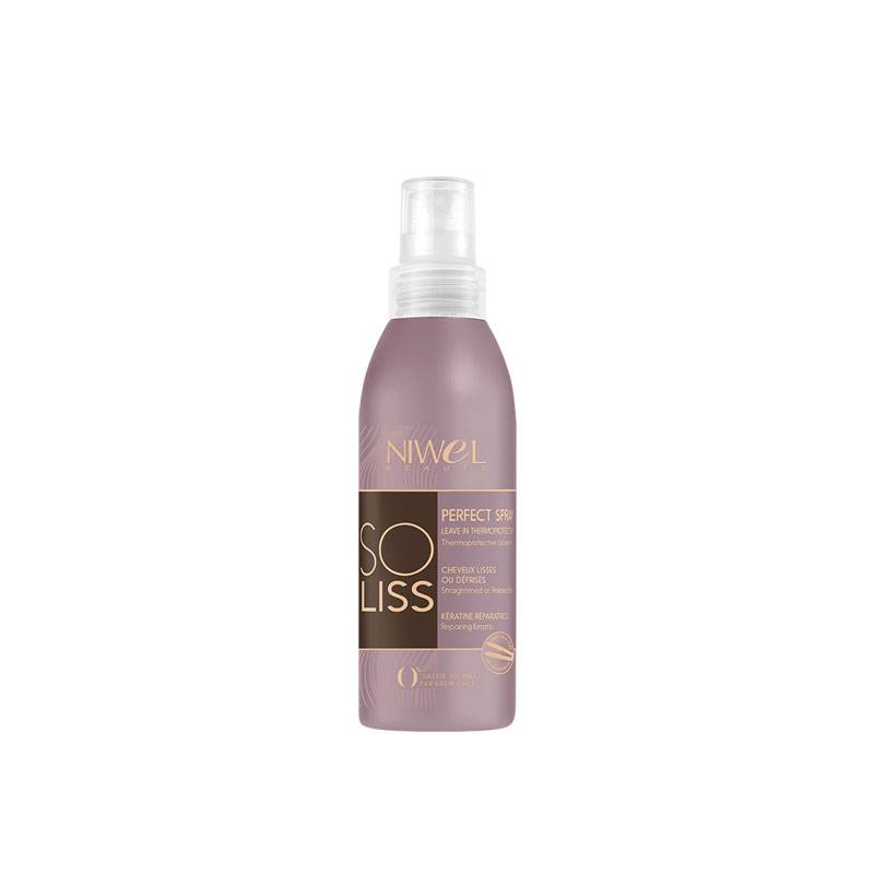 Perfect spray thermoprotecteur cheveux lisés ou défrisés - So Liss de la marque Niwel Beauty Contenance 200ml - 1