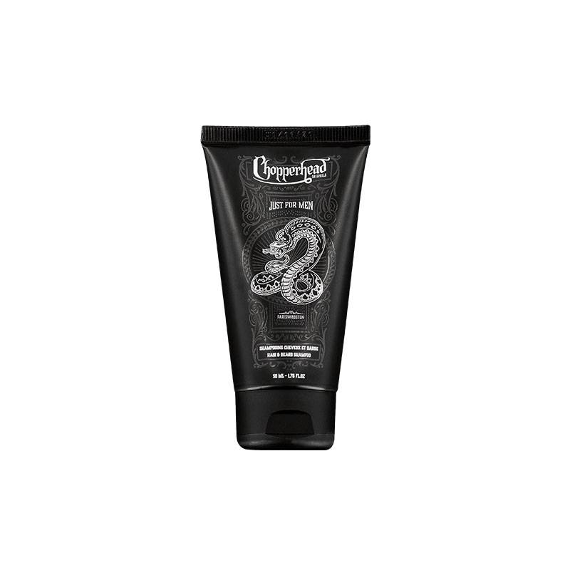 Shampooing cheveux et barbe - Hair & beard shampoo de la marque Chopperhead Contenance 50ml - 1