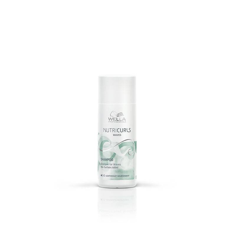 Shampooing cheveux ondulés - Shampoo Nutricurls de la marque Wella Professionals Contenance 50ml - 1